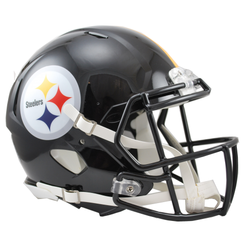 Official Pittsburgh Steelers Revolution Speed Authentic Football Helmet - NFL Licensed, Lightweight & Durable for Games, Training & Collectors Display