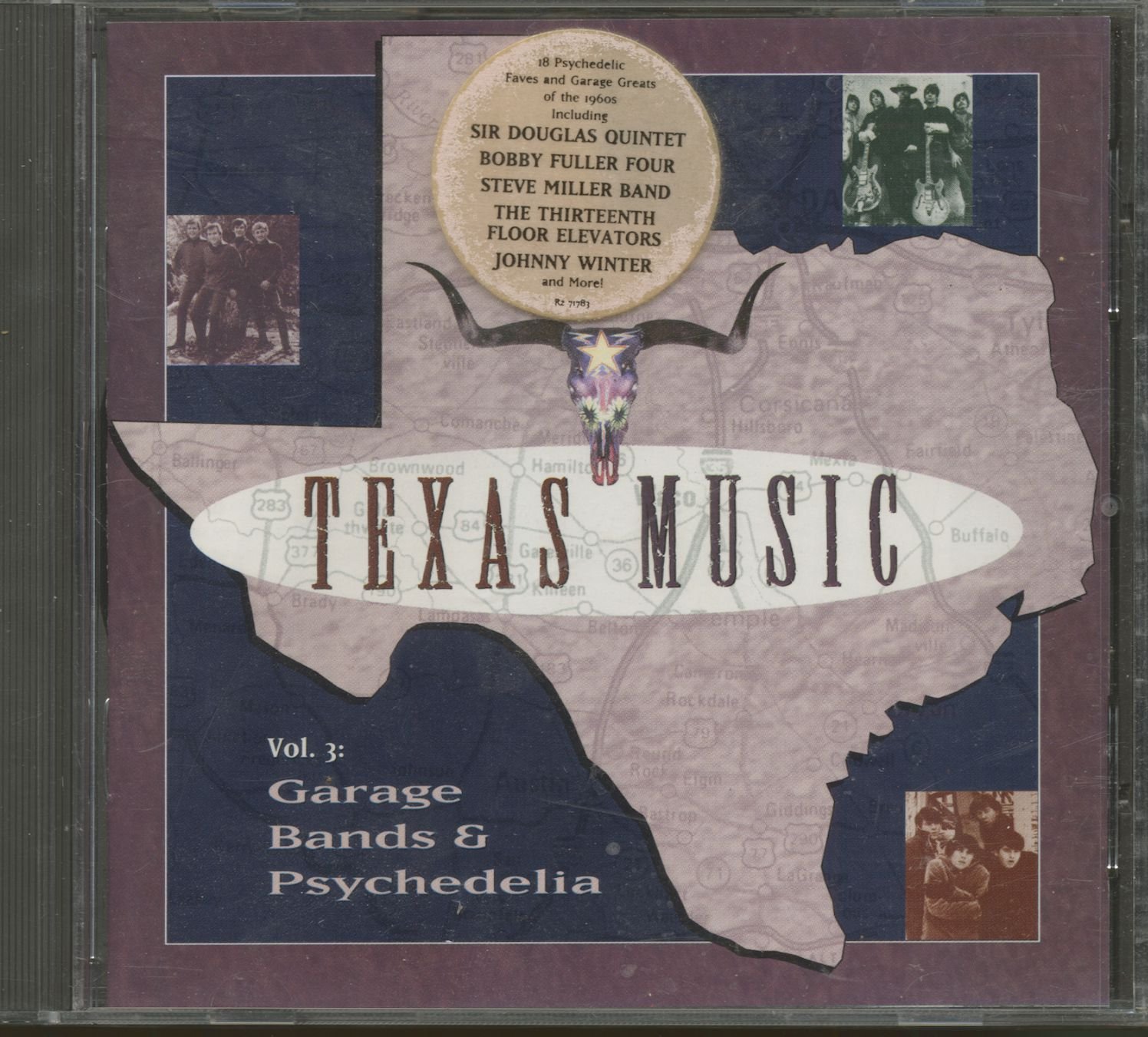 Texas Music Vol. 3: Garage Bands & Psychedelic Rock - Vintage 1960s Texas Underground Music Compilation | Perfect for Music Collectors, Retro Parties & Vinyl Enthusiasts
