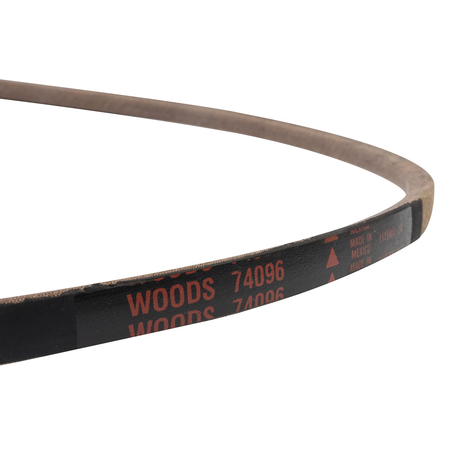 WOODS OEM 74096 Genuine Replacement V-Belt B 157 - Compatible with WOODS MX61 & MX61T Mow'n Machine Deck - Custom-Made for WOODS Equipment - Perfect for Lawn Mower Deck Maintenance & Tractor Belt Replacement