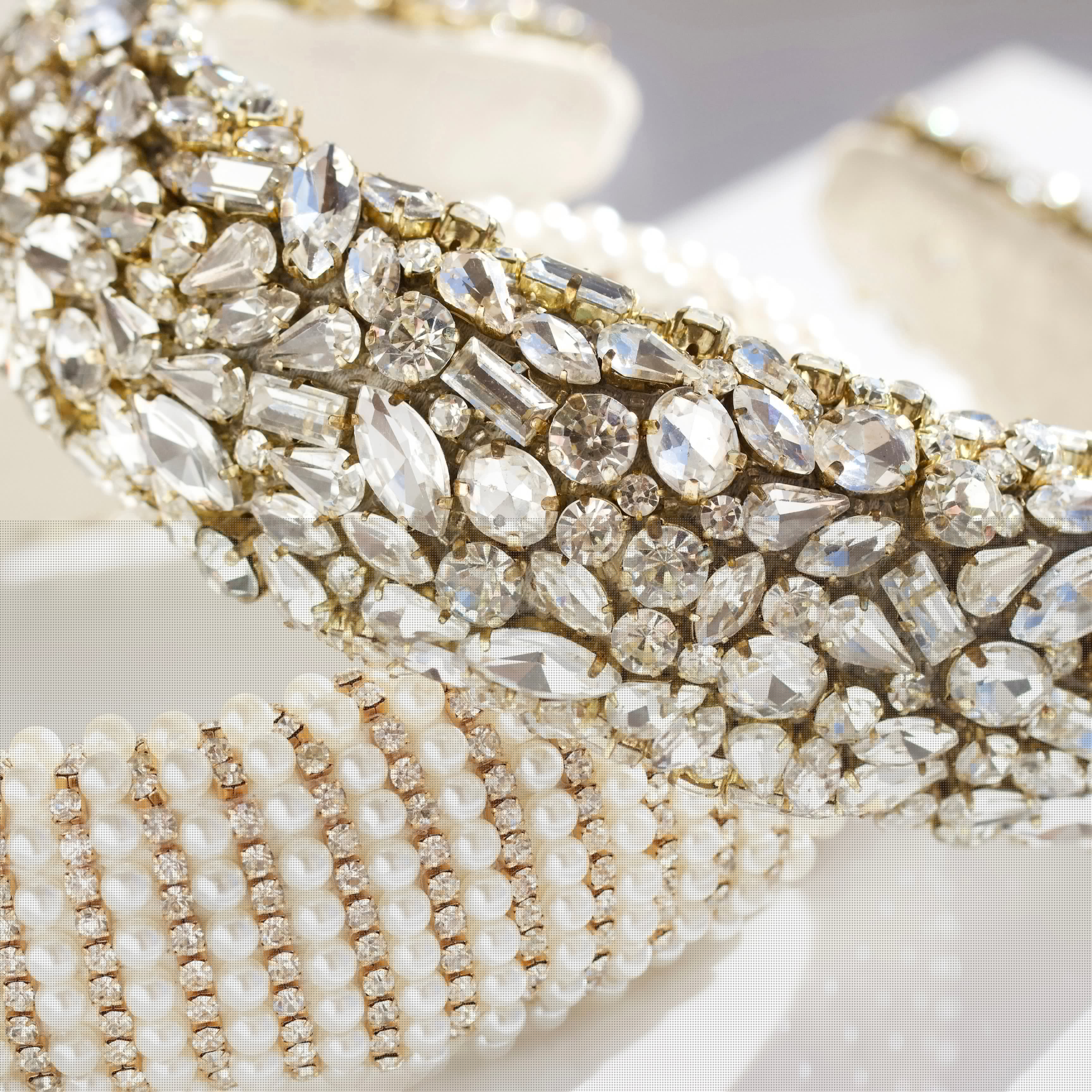 Gia Crystal Embellished Wide Headband for Women - Elegant Rhinestone Hair Accessories for Weddings, Parties & Special Occasions