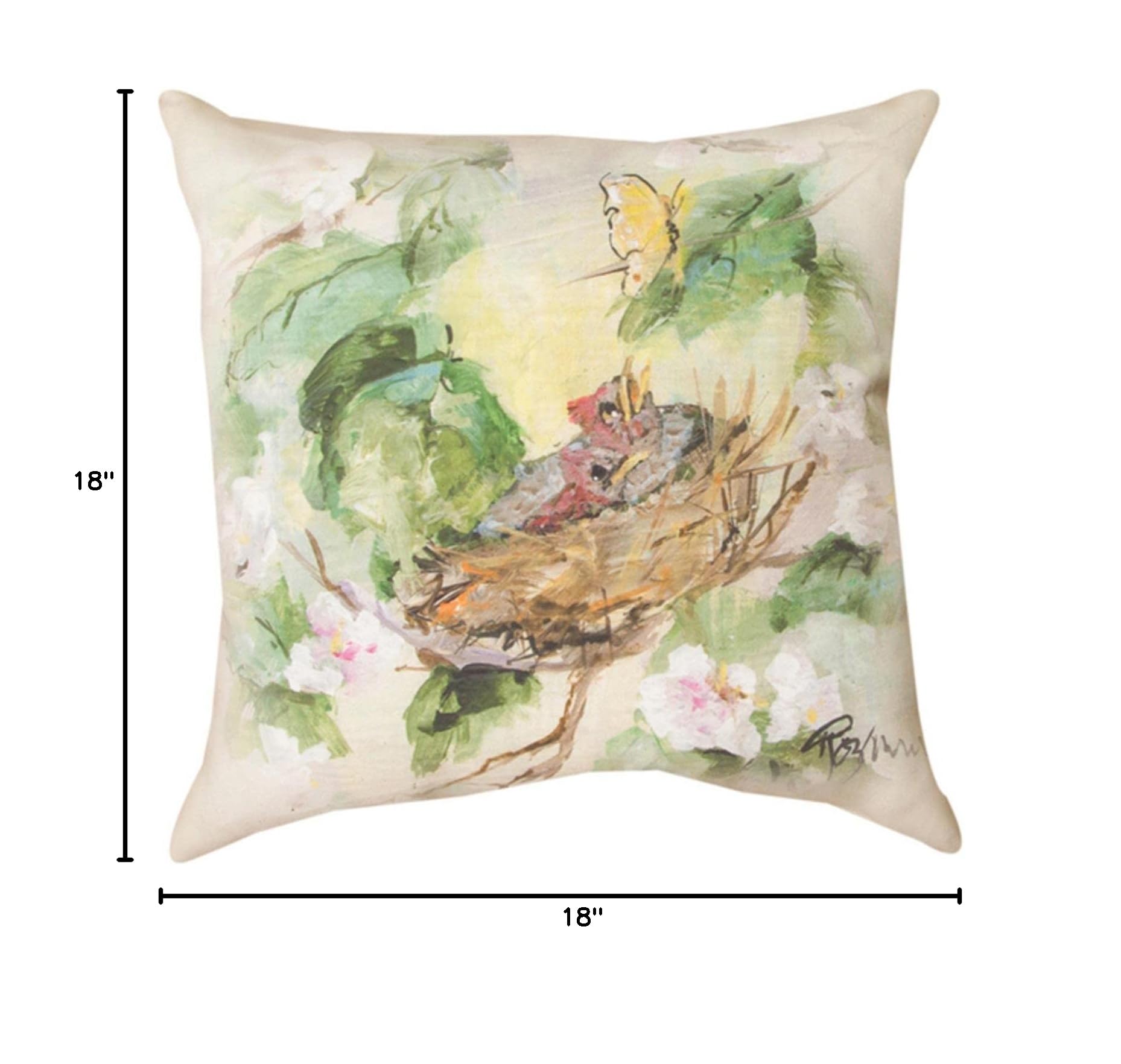 St. Louis Cardinals Floral Climaweave Pillow - Breathable & Comfortable for Home, Office, or Game Day Decor