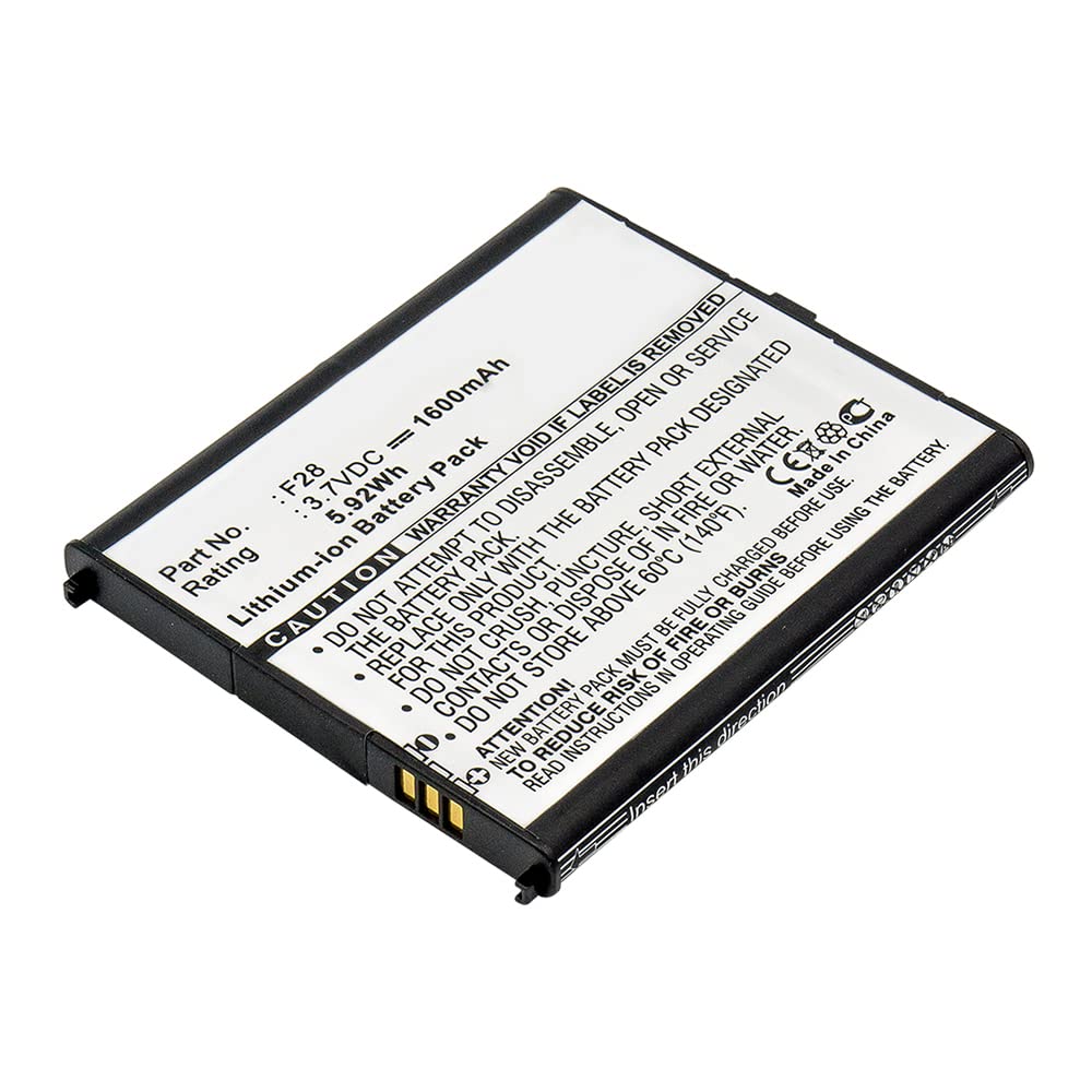 Synergy Digital Fujitsu F28 Battery 1600mAh - Long Lasting Power for Travel & Business
