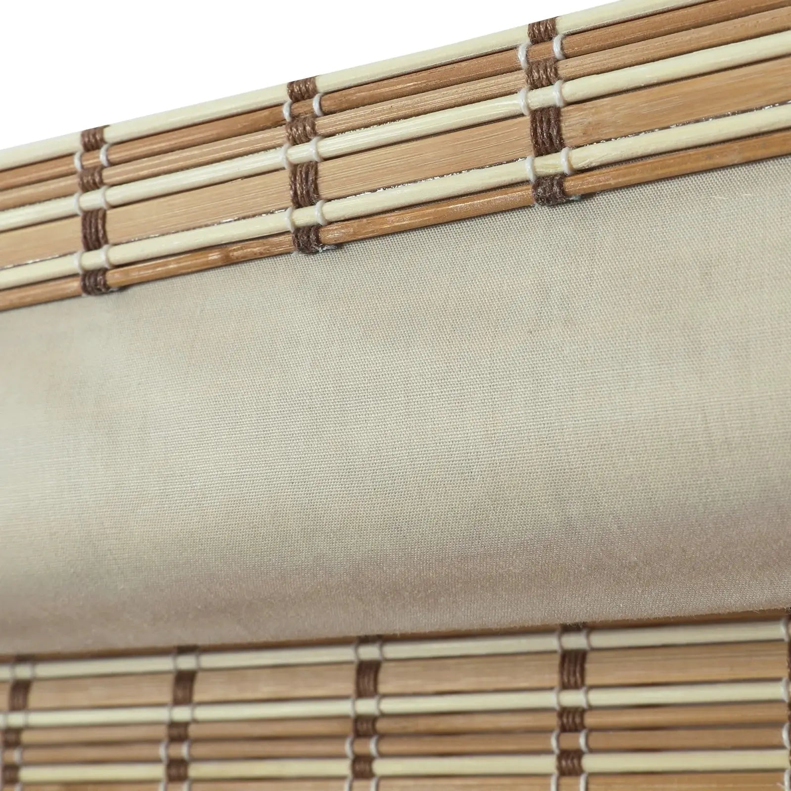 Stylish Sybil Bamboo Roman Shade in Dark Khaki - Natural Window Treatment for Living Room & Bedroom
