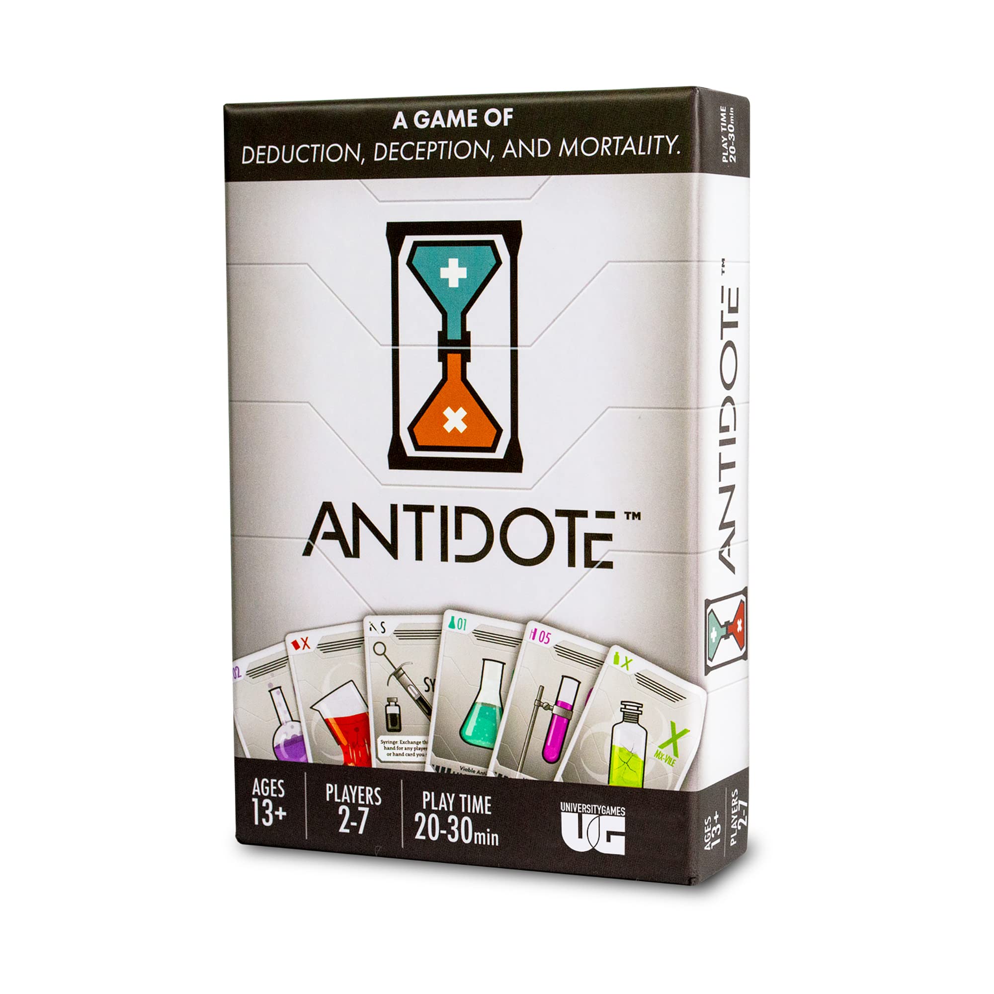 University Games Antidote - Fun Deduction Card Game for Parties & Family Game Nights | Strategy Board Game for Adults & Teens