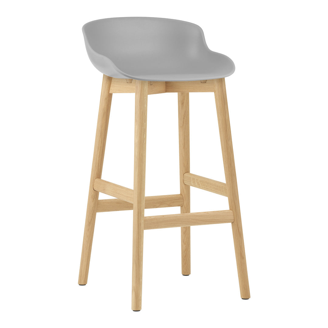 Premium Hyg Bar Stool with Solid Wood Base - Modern Kitchen & Dining Counter Height Stool for Home, Bar, Cafe & Restaurant Use