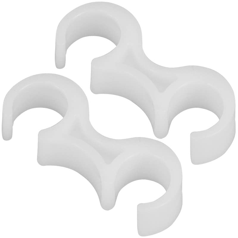 TentandTable Chair Connector Clips for Folding Chairs - White (50 Pack) | Universal Fit for Most Plastic Folding Chairs | Secure Chair Pairing & Row Seating Solution | Perfect for Events, Weddings, Classrooms & Outdoor Gatherings
