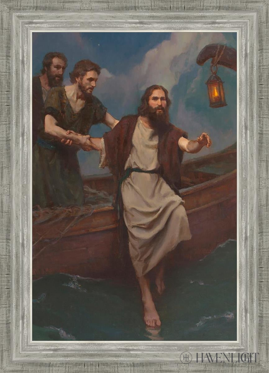 Step Of Faith By Michael Malm - Inspirational Christian Wall Art for Home & Office Decor - Perfect for Living Room, Bedroom, or Gift