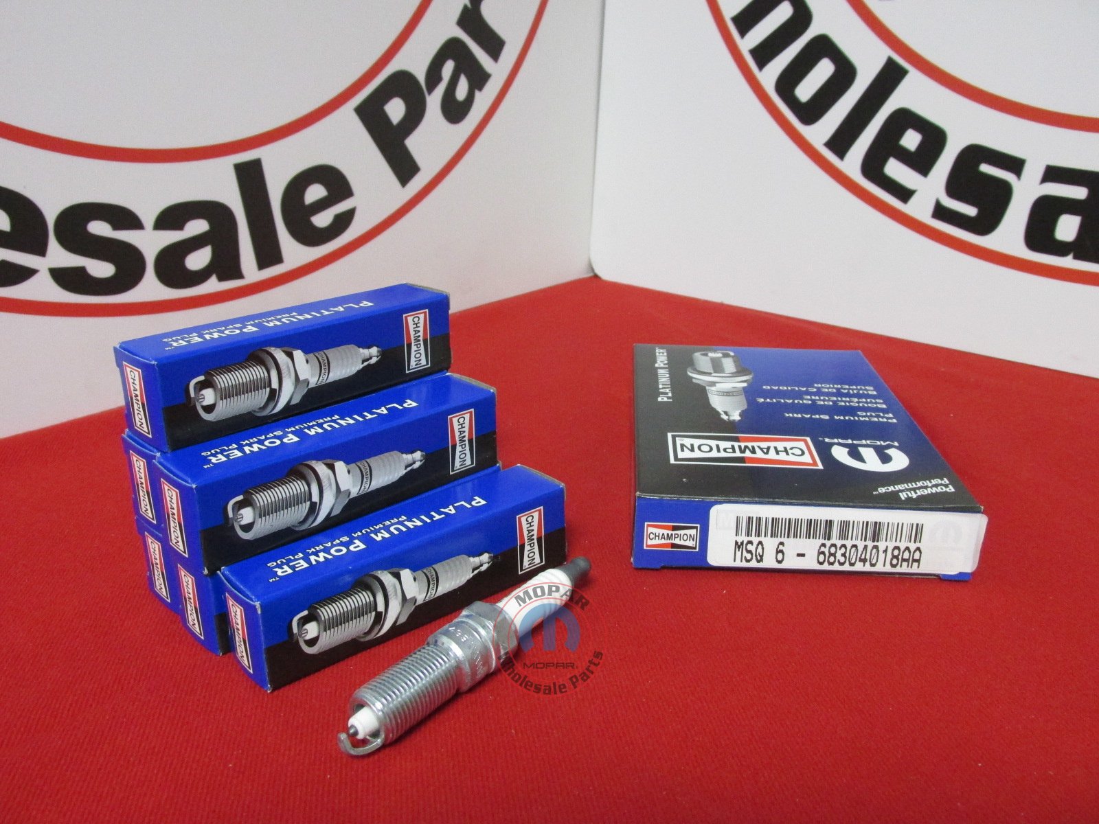 Dodge Chrysler 2.7L Engine Set of 6 New OEM MOPAR Spark Plugs - Perfect for Tune-Ups & Performance Upgrades