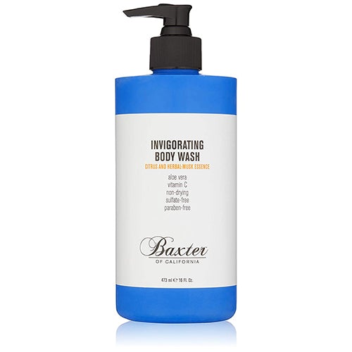 Baxter of California Invigorating Citrus & Herbal Musk Body Wash for Men - Refreshing & Hydrating Shower Gel for Daily Use, Gym & Post-Workout
