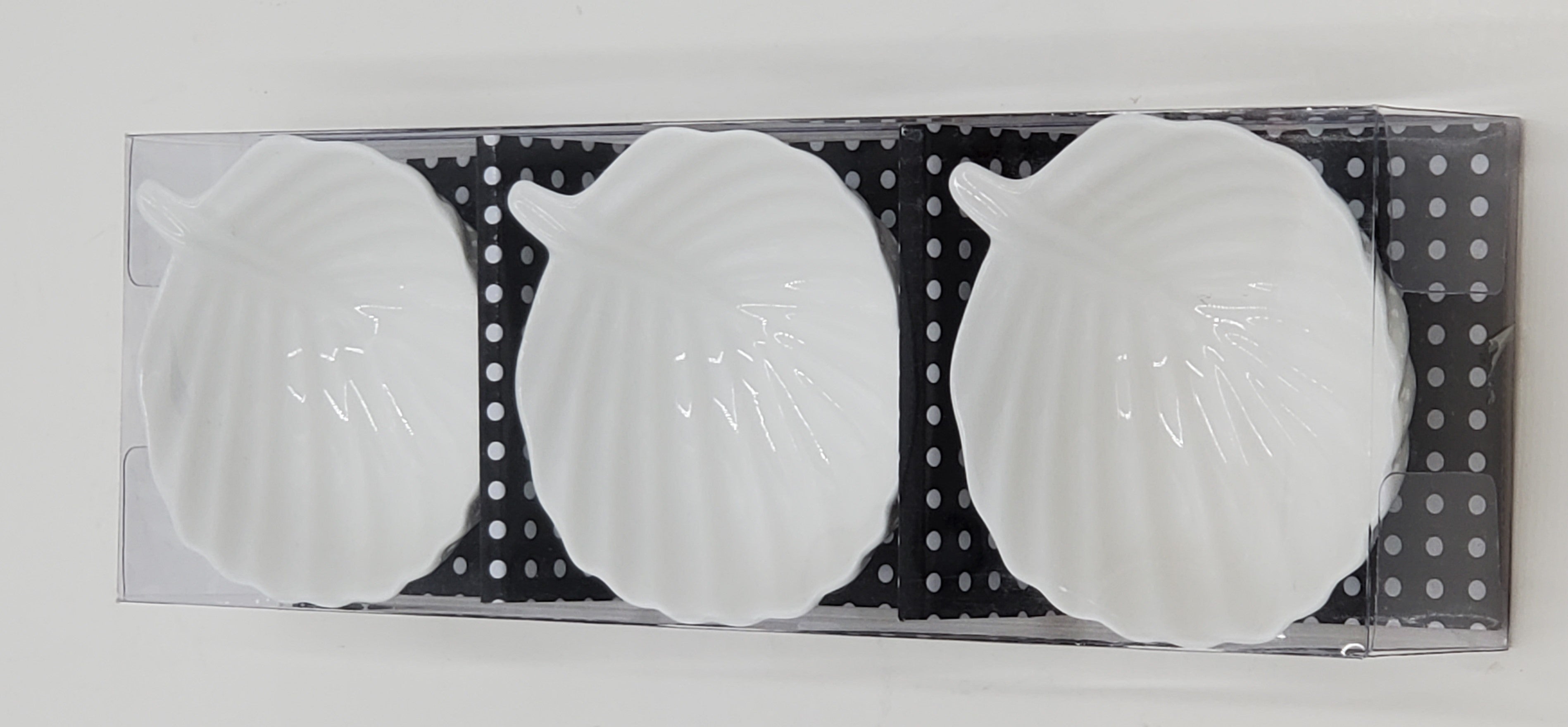 3-Piece Small Porcelain Dish Set - 4x3.5 Inches - Perfect for Appetizers, Condiments & Desserts - Elegant Serving Plates for Dinner Parties, Tea Time & Home Decor