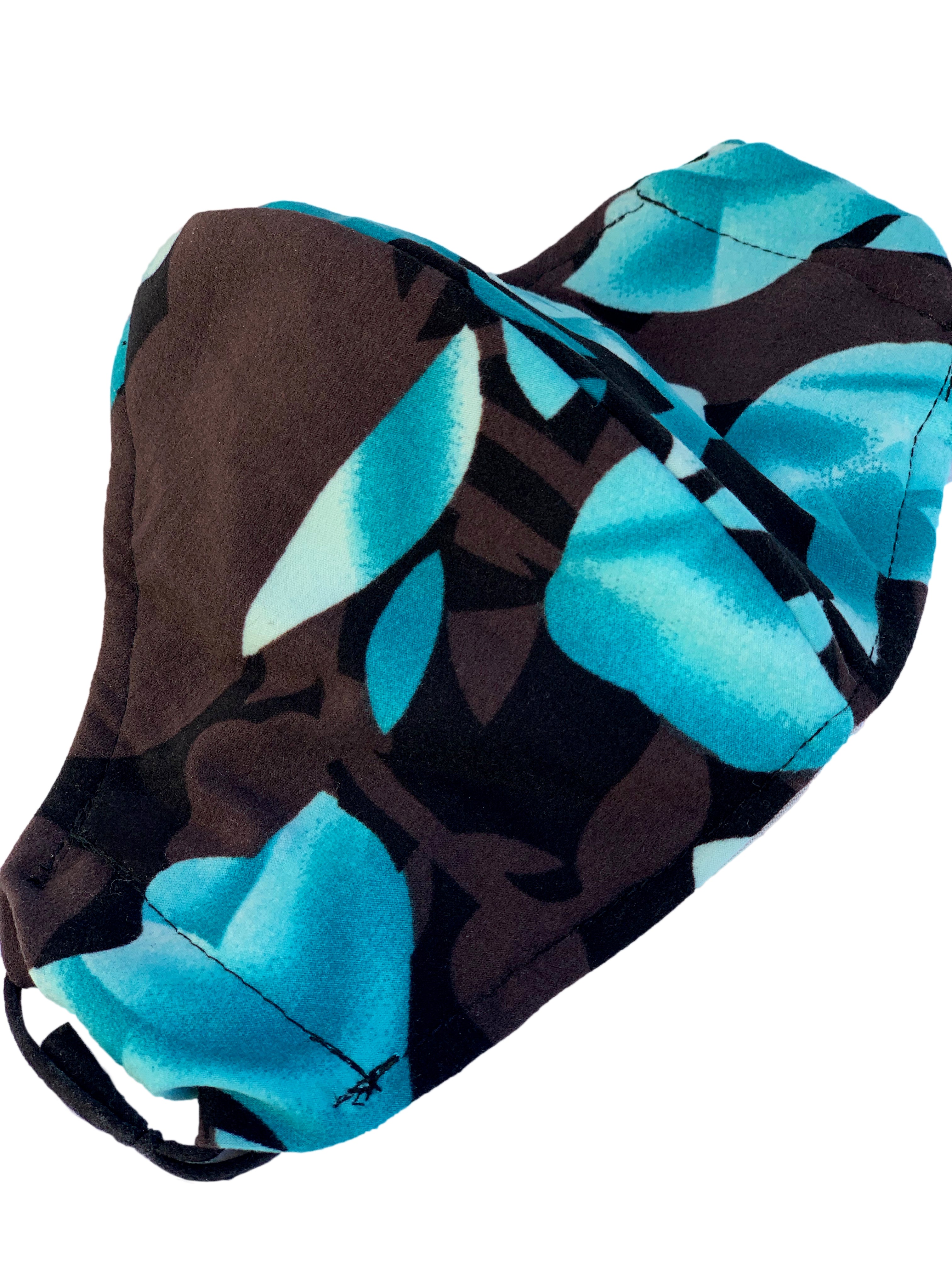 Blue Bijou Face Mask - Reusable & Breathable Fabric Mask for Daily Protection - Perfect for Work, Travel & Outdoor Activities