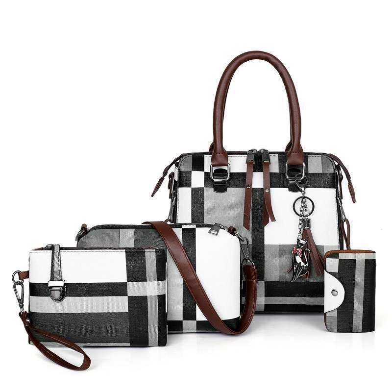 Luxury Designer Plaid Handbags for Women - Elegant & Stylish Tote Bags for Work, Travel, and Everyday Use