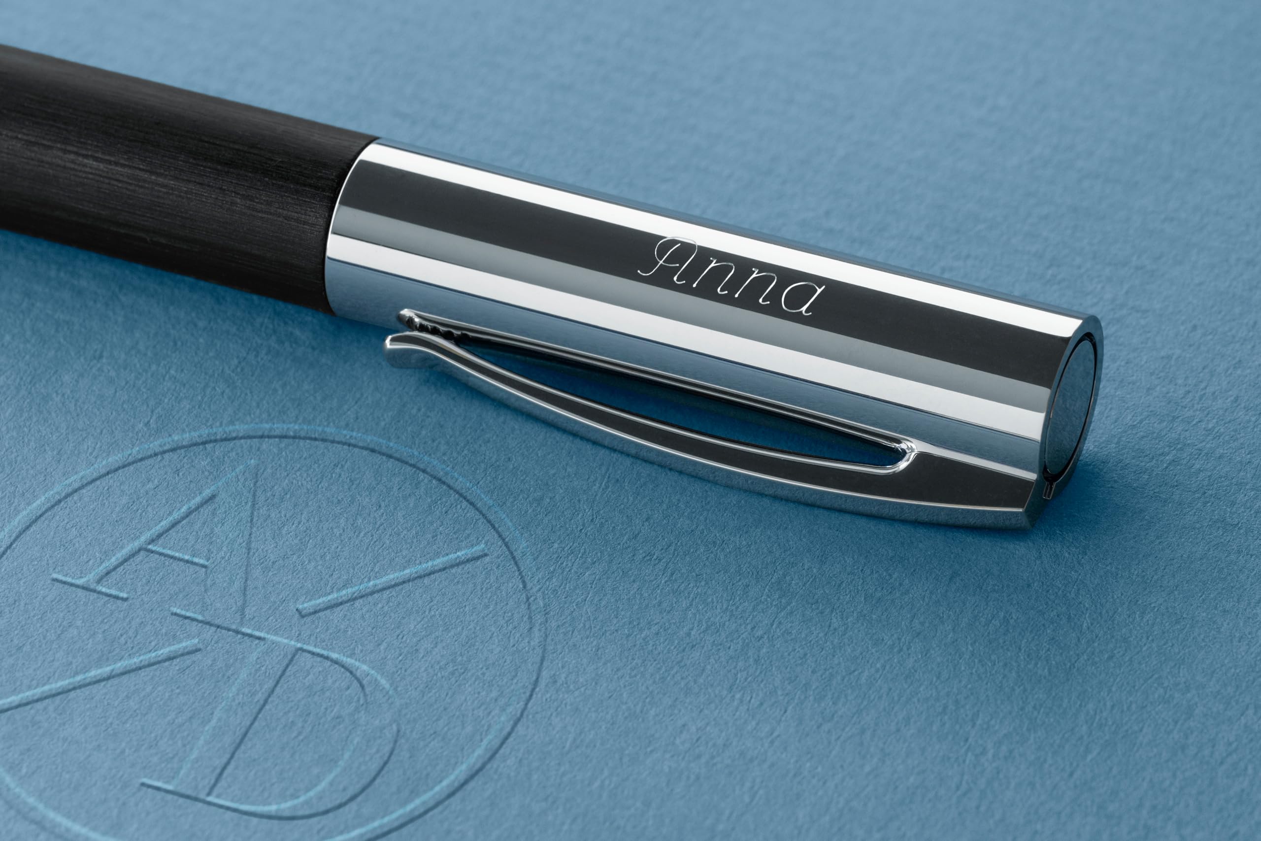 Faber-Castell Ambition 148142 Fountain Pen - Premium Resin Body, Extra Fine (EF) Black Nib - Perfect for Calligraphy, Journaling & Professional Writing