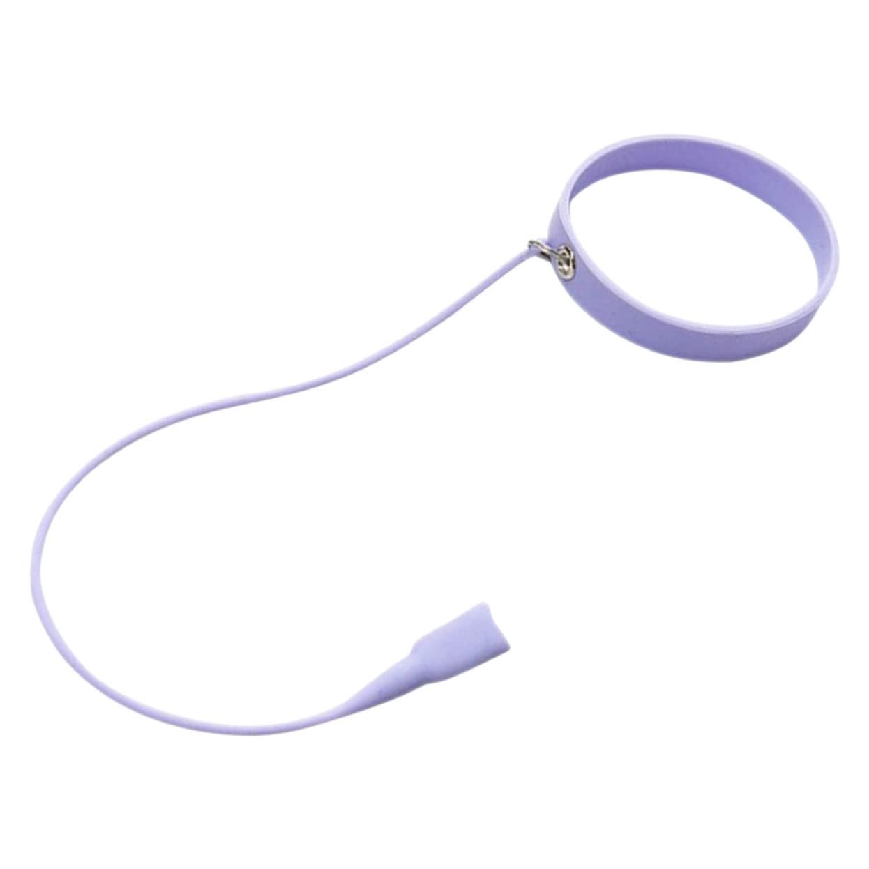 Minkissy 2pcs Professional Eyelash Extension Tweezers - Silicone Bracelet Lift Lash Tech Tools, Ergonomic Lash Tank Kit for Perfect Extensions (Purple) | Ideal for Salon Professionals & DIY Lash Artists at Home