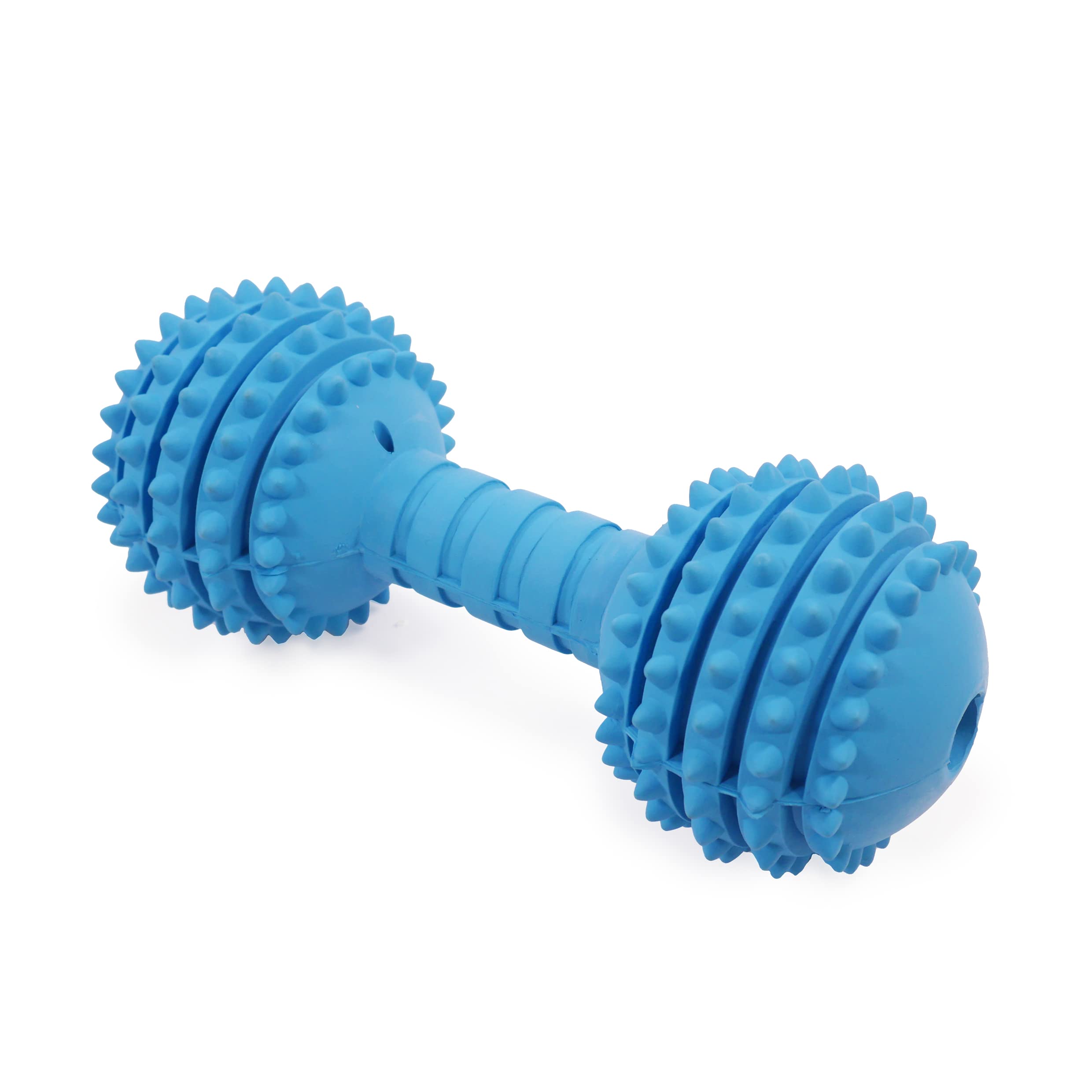 Durable Cyber Rubber Dumbbell Dog Toy for Large Breeds - Perfect for Fetch, Chewing & Training