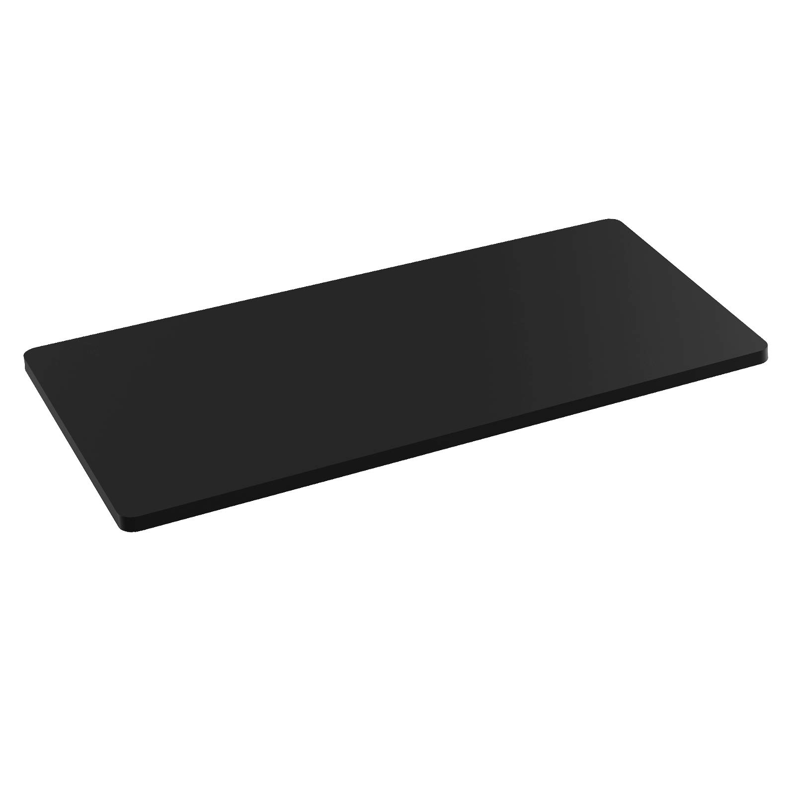 AIMEZO 55 x 28 Inch Universal Solid Wood Table Top - Black One-Piece Desk Surface for Standing & Sit-Stand Adjustable Frames | Perfect for Home Office, Workspace & Gaming Setup