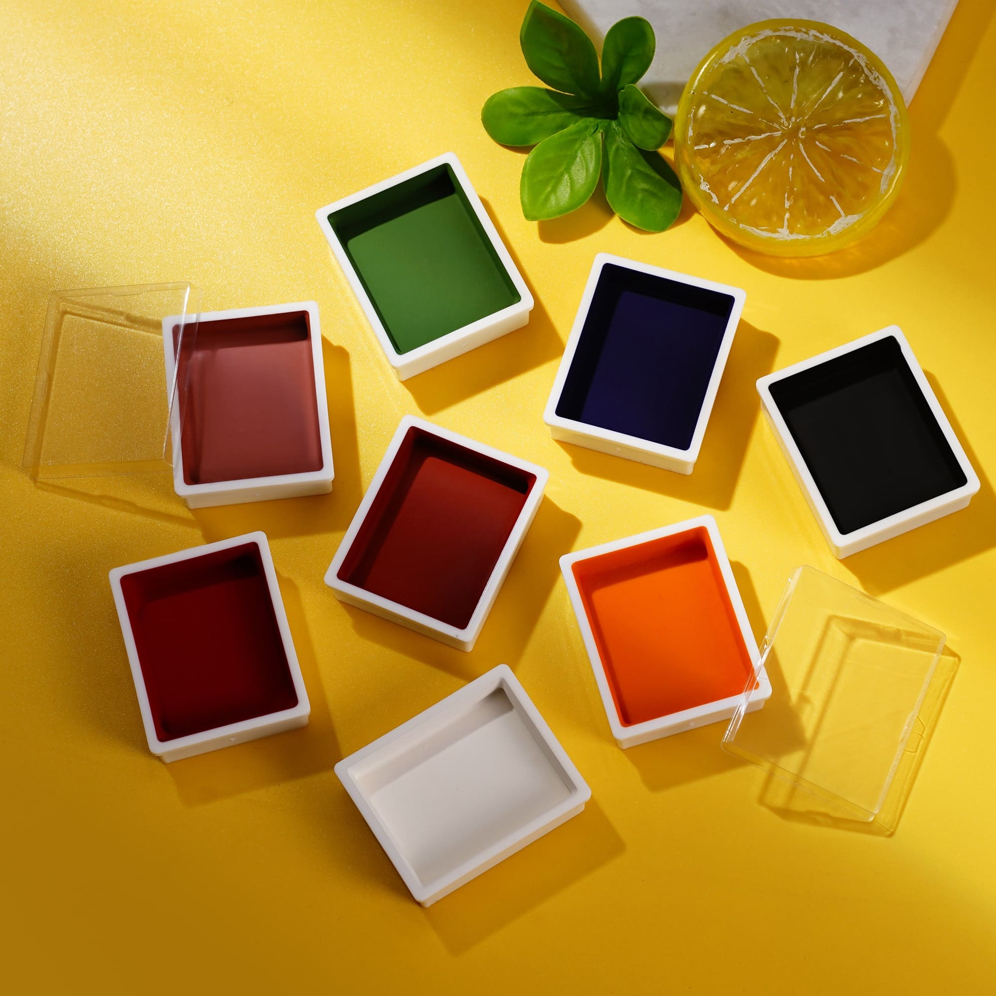 Narrative Cosmetics Alcohol Palette Refill Pans - Professional FX Makeup Colors for Special Effects, Halloween & Theater - High Pigment Alcohol-Based Makeup for Face & Body Art