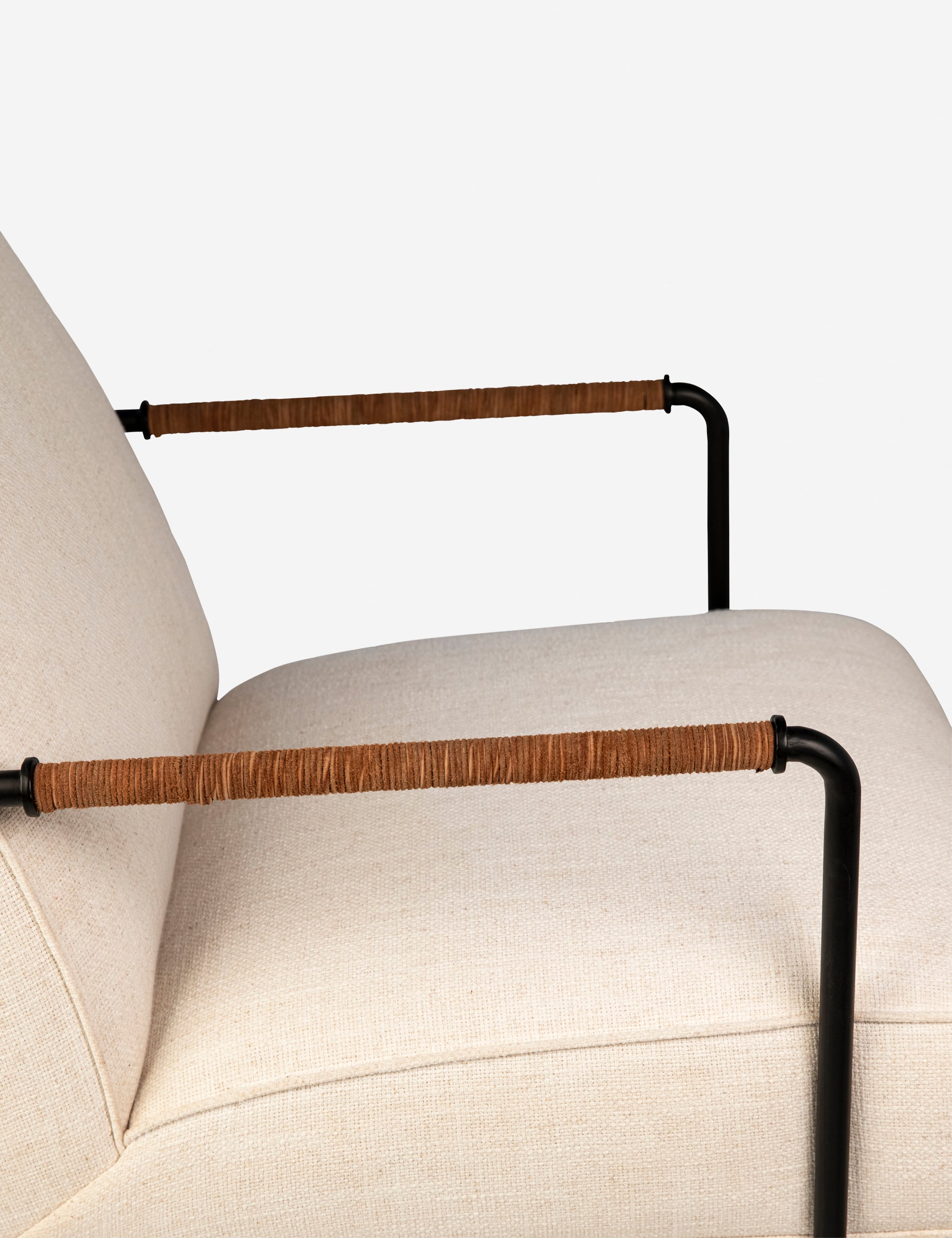 Blackburn Accent Chair - Modern Upholstered Lounge Chair for Living Room, Bedroom & Office - Comfortable Single Seater with Sturdy Metal Legs - Perfect for Reading Nook, Guest Room or Apartment Decor