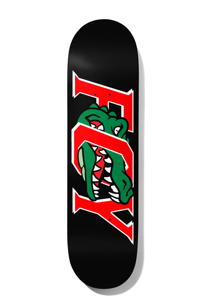 Deathwish Foy Gator Black/Red Twin Deck (8.25) - Premium Skateboard Deck for Street & Park Riding - Perfect for Skaters & Collectors