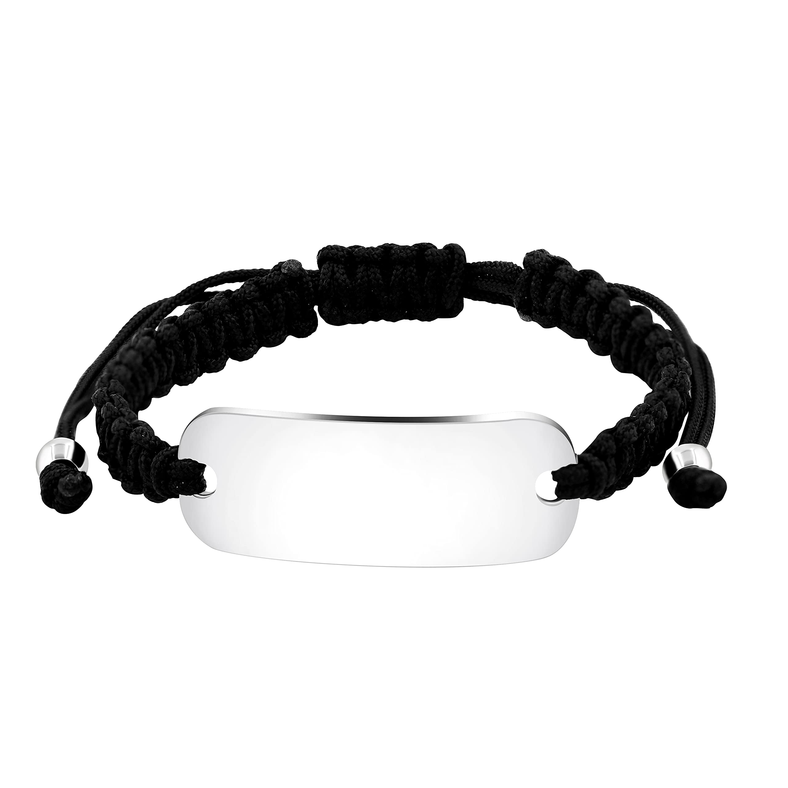 Uloveido Personalized Name ID Braided Bracelet Set - Custom Engraved Handmade Bracelets for Men & Women (Y1303) - Perfect for Couples, Gifts, Anniversaries & Everyday Wear