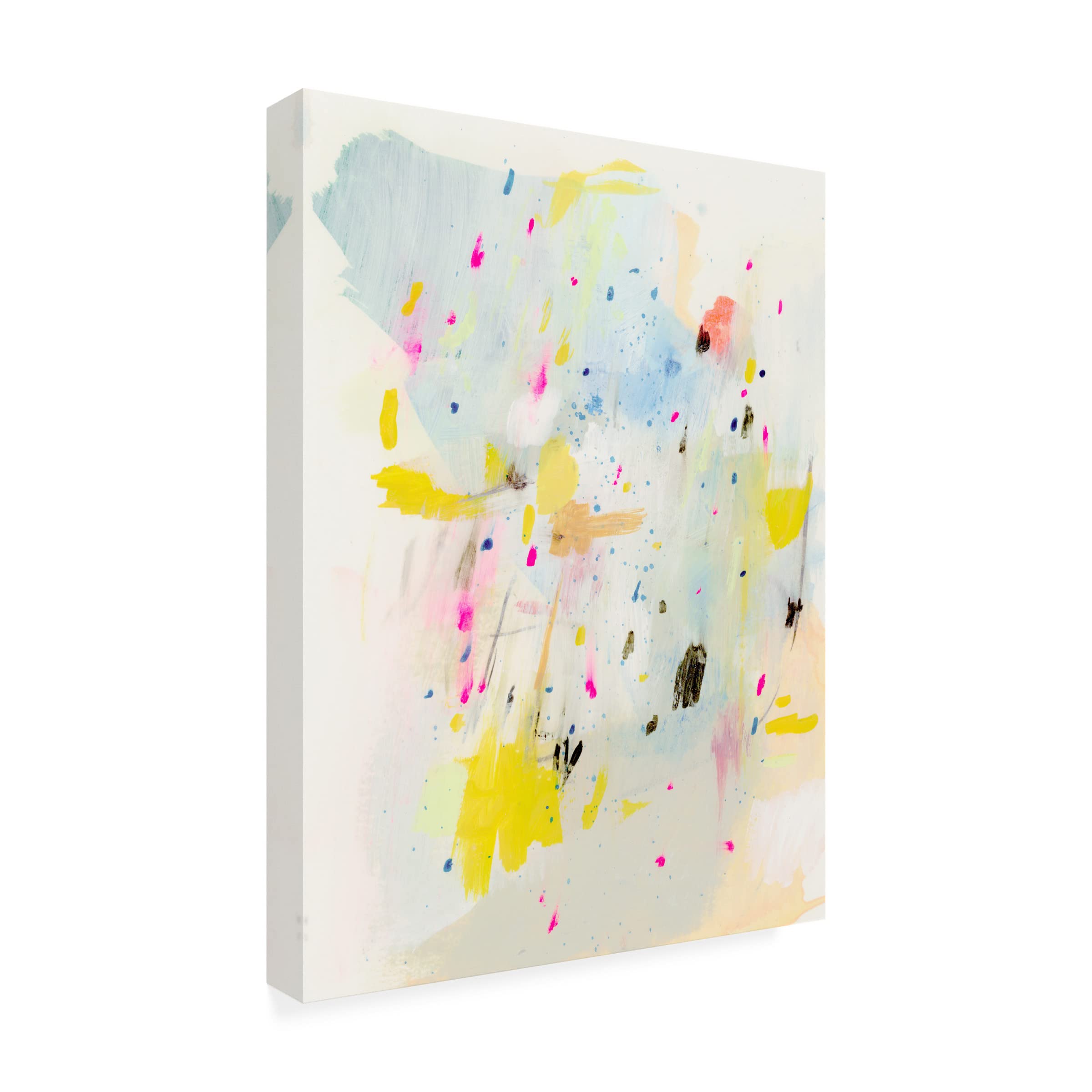 Victoria Barnes 'Sprinkle II' Canvas Wall Art Print - Modern Abstract Painting for Living Room, Bedroom & Office Decor | Trademark Fine Art Collection