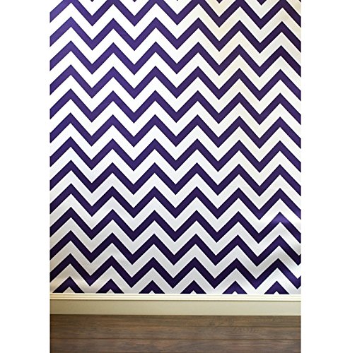 Purple Chevron Fabric Photography Backdrop - 5ft x 6ft - Premium Wrinkle-Free Photo Studio Background for Newborn, Portrait, and Product Photography - Perfect for Baby Shoots, Fashion, and Ecommerce
