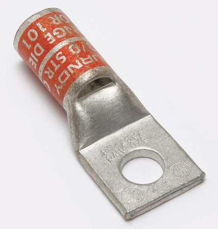 3/0 AWG One Hole Lug Compress Connector - Pack of 6 for Electrical Wiring, Solar Panels & Industrial Applications