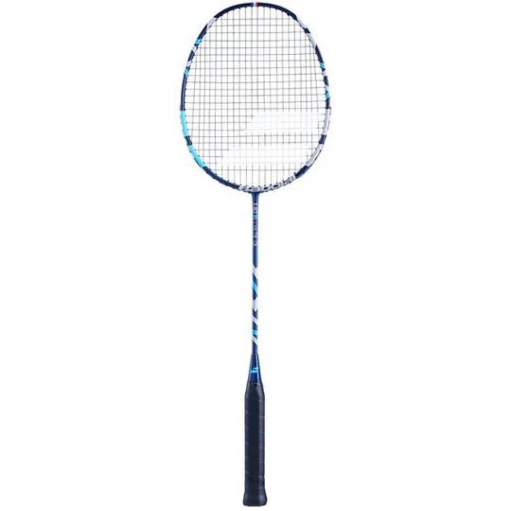Babolat X Act 85 Badminton Racquet - Professional Carbon Fiber Badminton Racket with Factory Strung (Blue) | Perfect for Competitive Play & Training Sessions