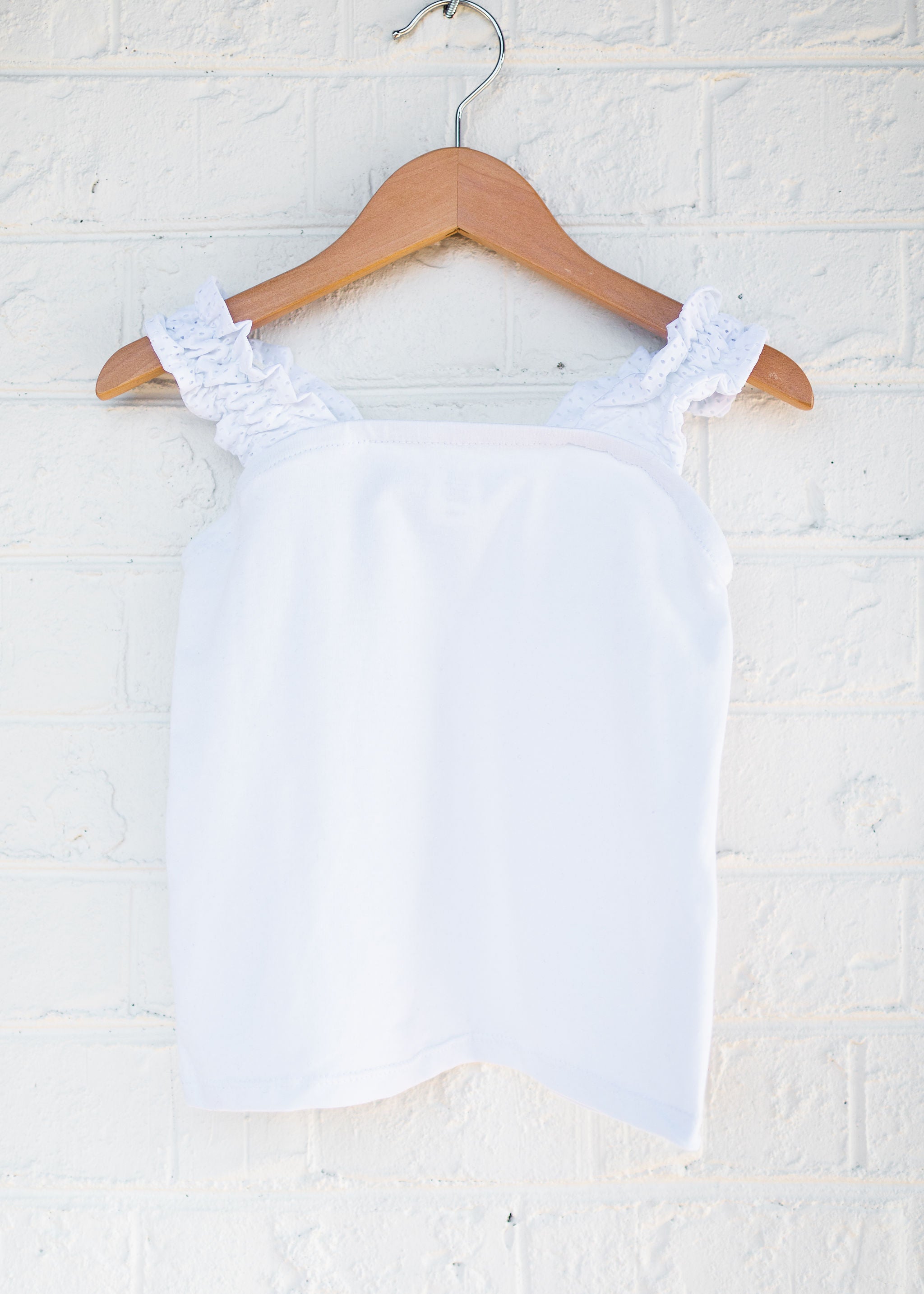 Veronica White Lycra Tank Top for Women - Stretchy & Comfortable - Perfect for Yoga, Gym & Casual Wear