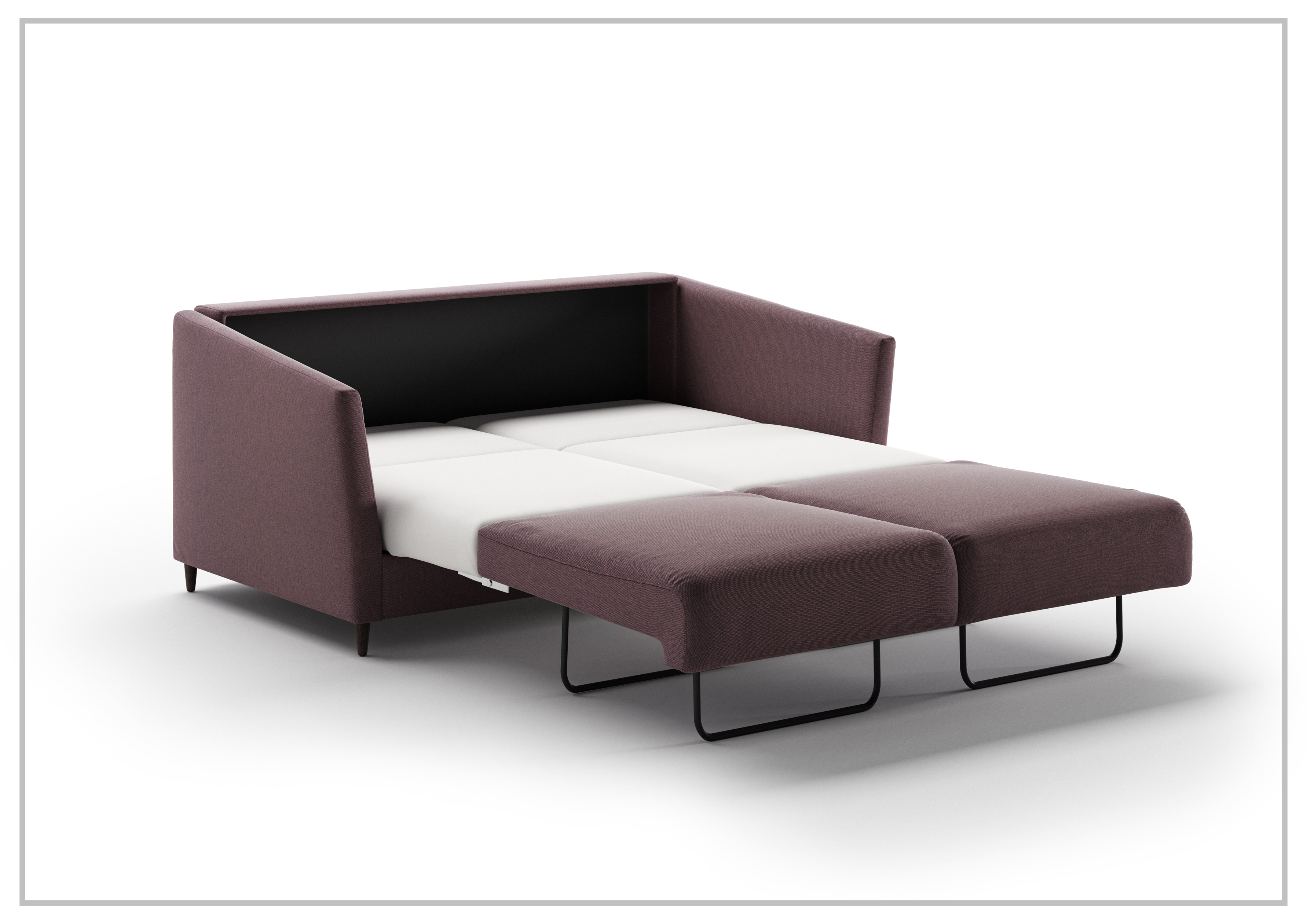 Luonto Erika Queen Size Fabric Sleeper Sofa Bed with Nest Mechanism - Convertible Sofa for Small Spaces, Guest Room & Apartment Living