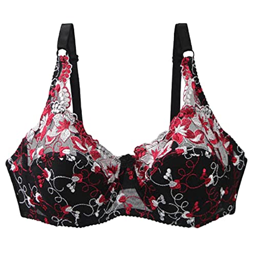 Sexy Lace Plus Size Bra for Women - 80C Pink Underwear | Comfortable Support & Feminine Design for Everyday Wear, Date Night & Special Occasions