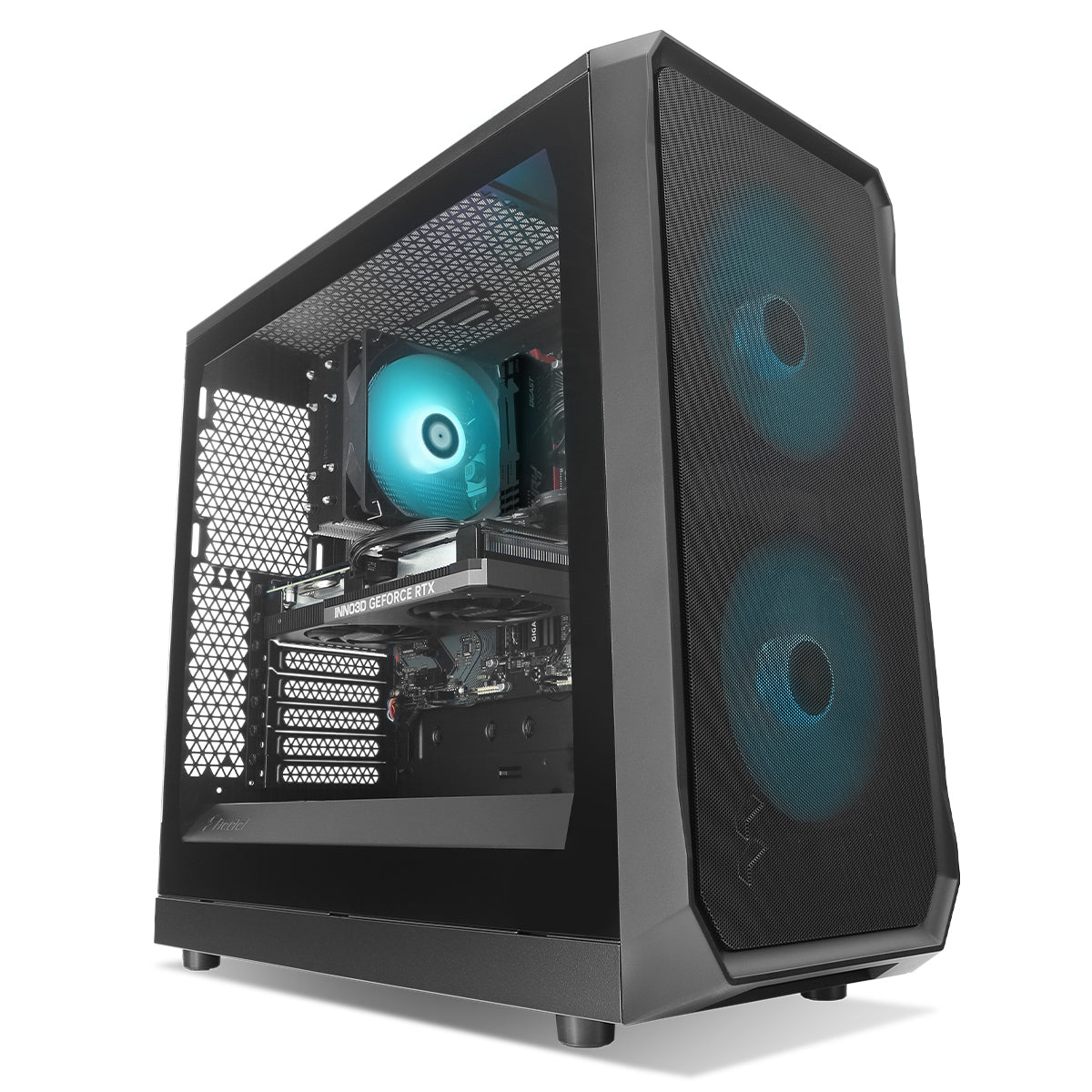 Comet GO RTX 4060 Gaming PC with Intel Core i5-12400F Processor - High Performance Black Desktop Computer for Gaming, Streaming & Content Creation