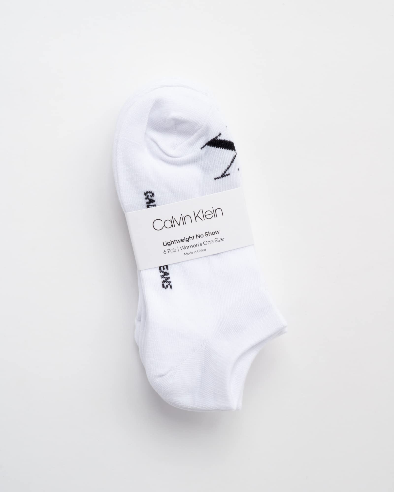 Calvin Klein Women's Lightweight No Show Socks - 6 Pack of Breathable Invisible Socks for Casual Wear, Sneakers & Everyday Comfort