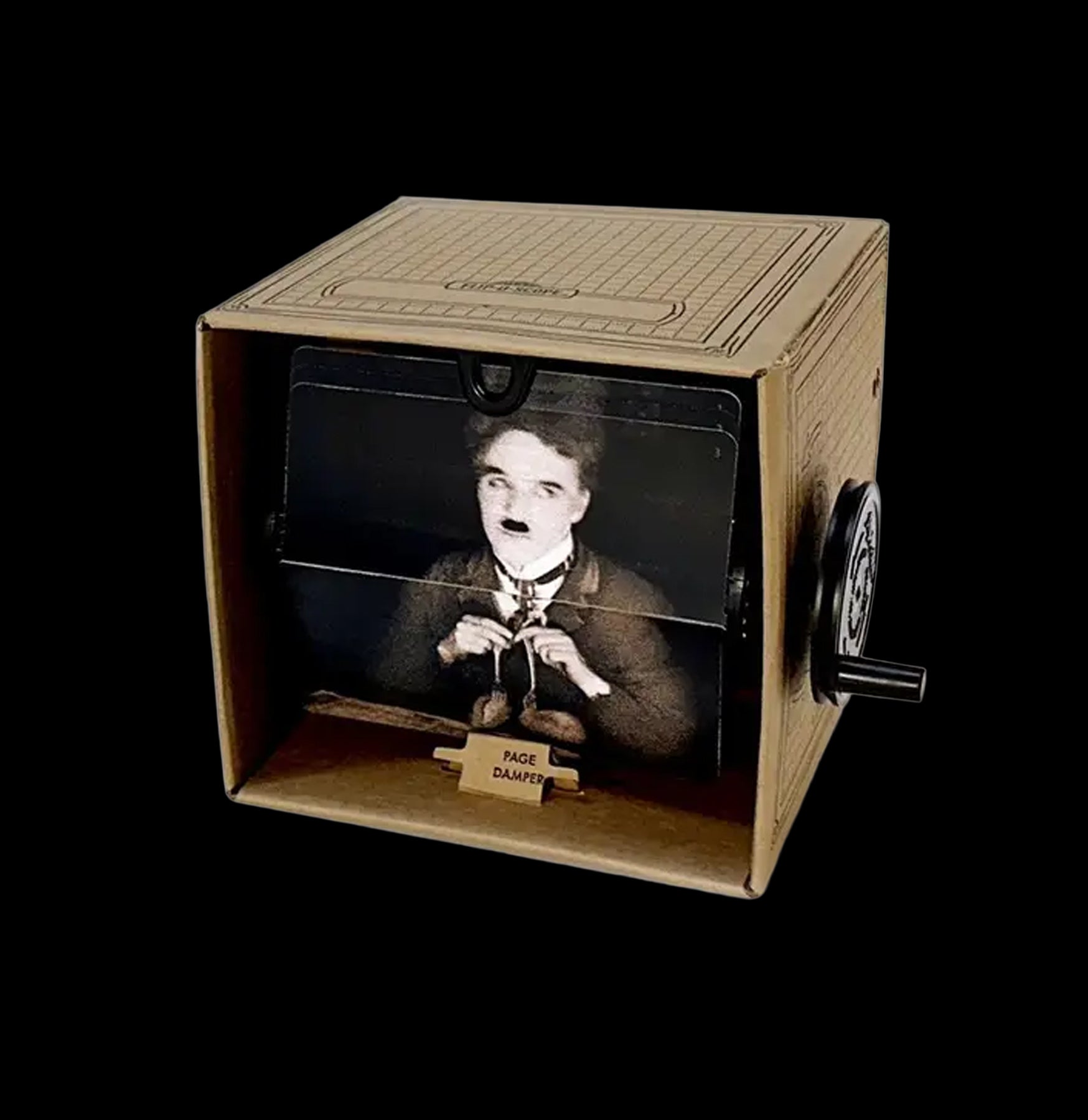 Charlie Chaplin DIY Flipbook Animation Kit - Create Classic Silent Film Cartoons at Home | Fun Art Project for Kids & Adults, Perfect for Gifts, Parties & Movie Lovers