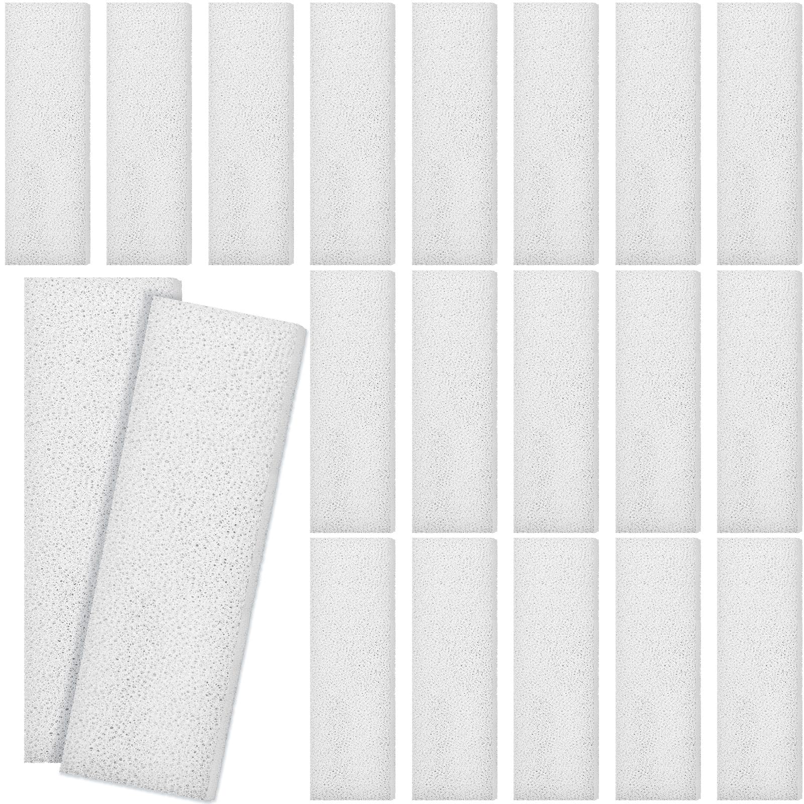 Nosiny 20-Pack Filter Foam Pads for Fluval U3 Underwater Sponge Aquarium Filter - Replacement Sponges for Fish Tank Filters - Perfect for Freshwater & Saltwater Aquariums, Pond Filters, and Aquatic Plant Tanks