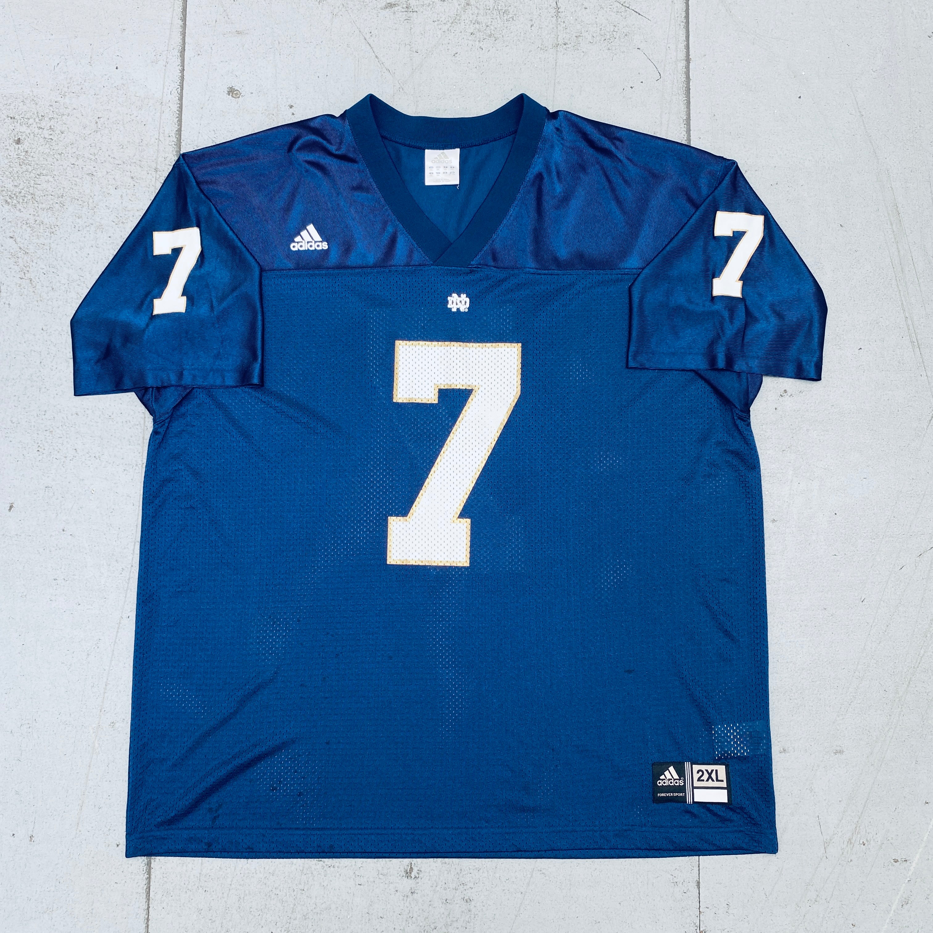 Official Adidas Notre Dame Fighting Irish #7 Joe Theismann Replica Jersey - XXL Size for Men | Perfect for Game Day, Tailgating & College Football Fan Collections