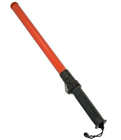 PIP 935-006B 22-Inch Flash Baton with Audible Alarm - High Visibility Safety Baton for Security Guards, Night Patrol & Emergency Situations