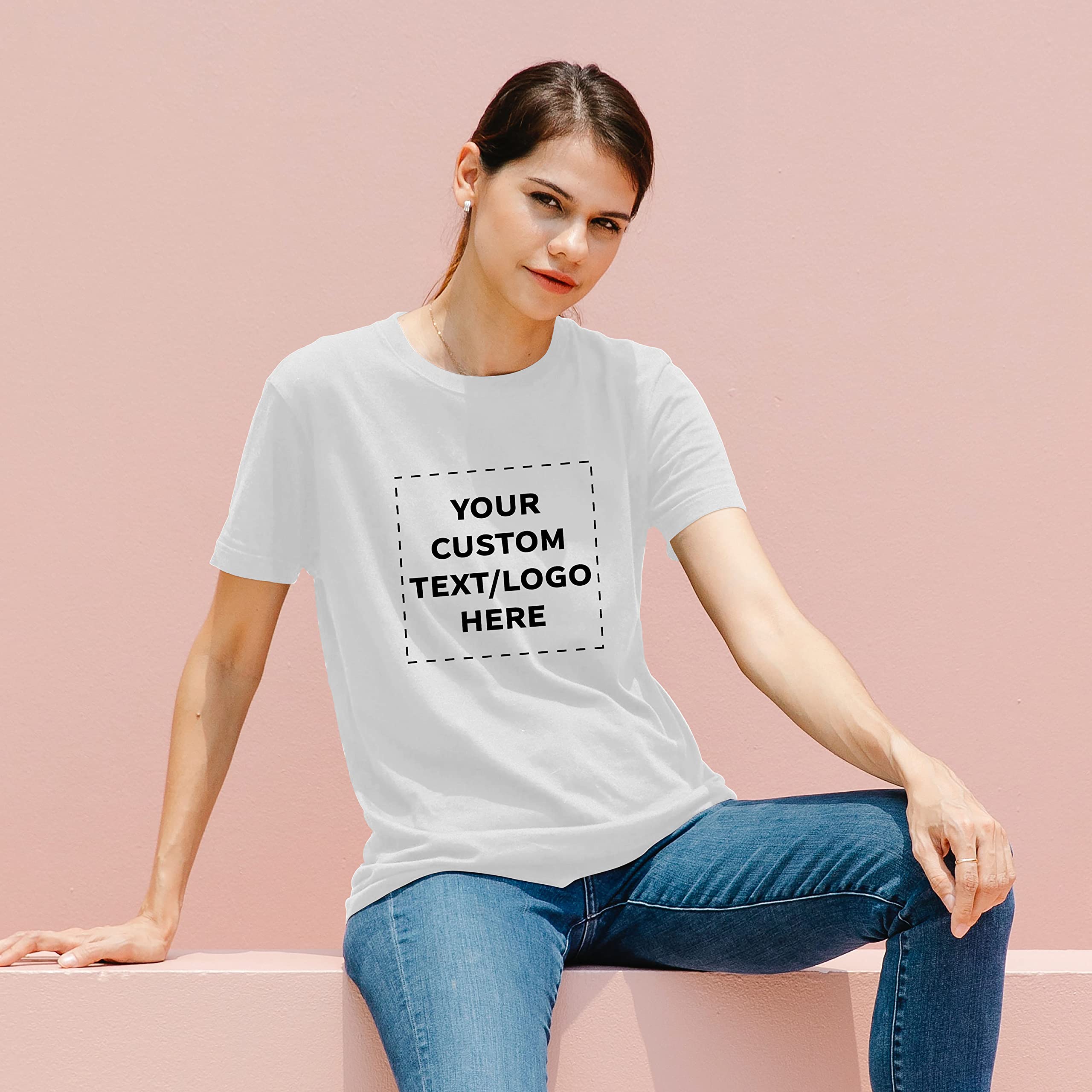 Delta Apparel Unisex Short Sleeve T-Shirts - Bulk Pack (12-Pack) | Customizable & Personalized | Comfort Fit Cotton Tees for Men & Women | Perfect for Team Events, Promotions & Casual Wear