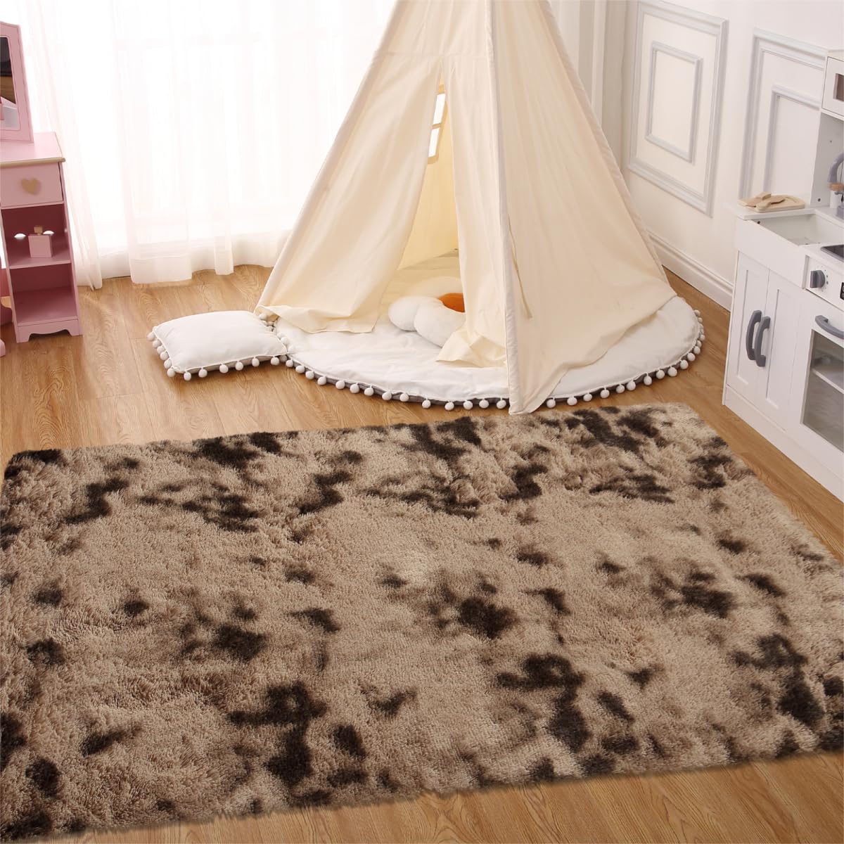 Soft Plush 8x10 Area Rugs for Bedroom & Living Room - Non-Slip Fuzzy Shag Rug for Home Decor, Dining Room, Office - Cozy Floor Covering for Relaxation & Comfort