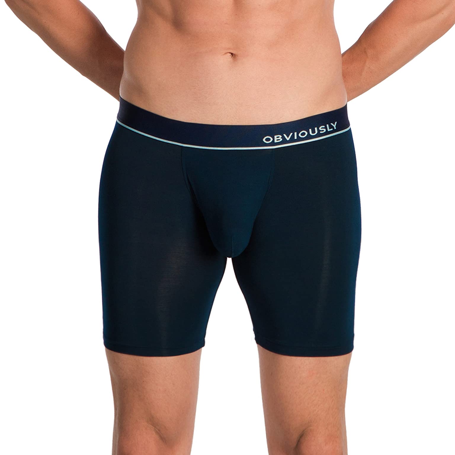 PrimeMan Men's 6-Inch Boxer Briefs - Soft Breathable Underwear for Active Lifestyle - Gym, Running & Everyday Comfort