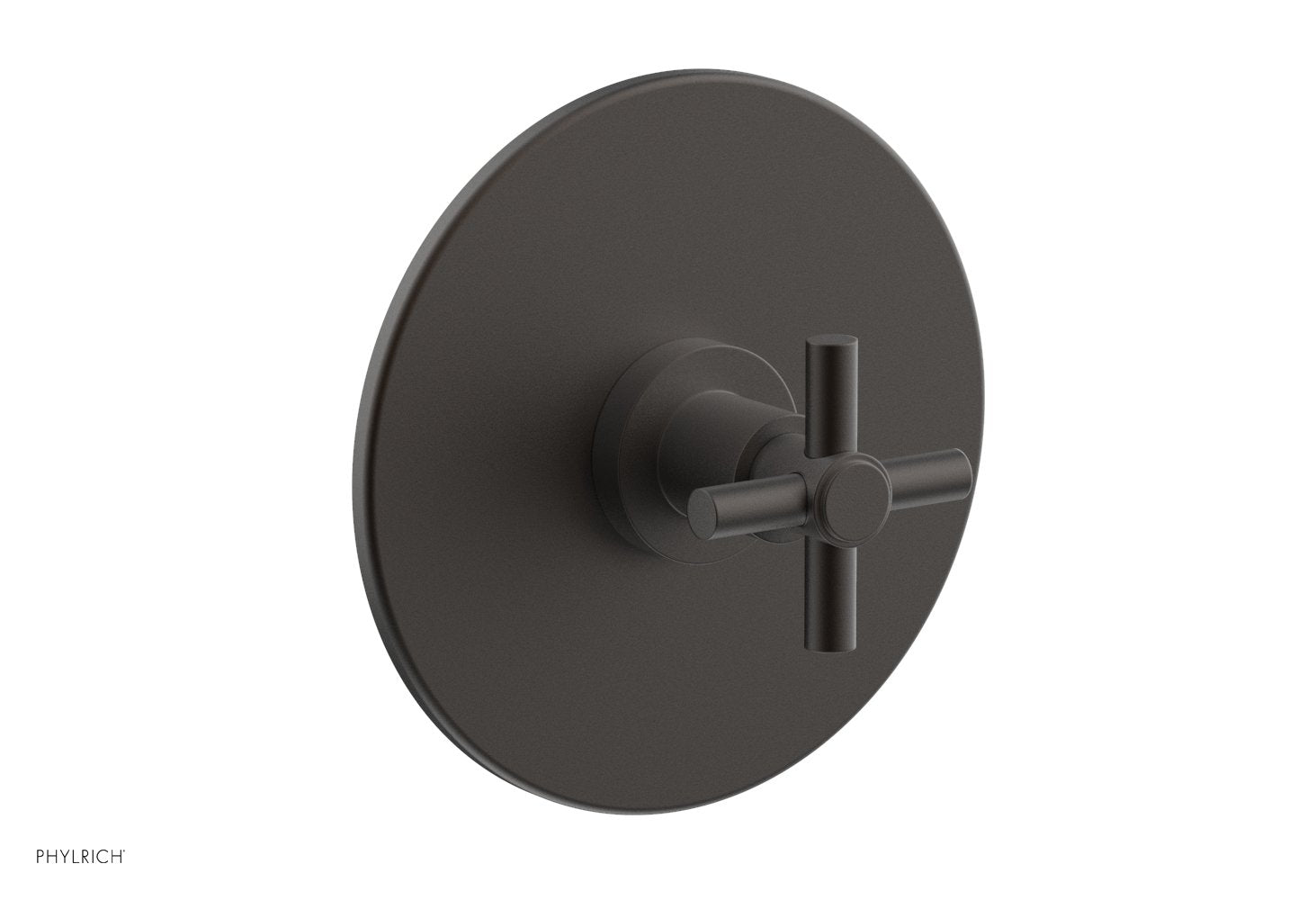 BASIC 1/2 Thermostatic Shower Trim with Tubular Cross Handle DTH134 - Perfect for Bathroom Renovation & Modern Shower Systems
