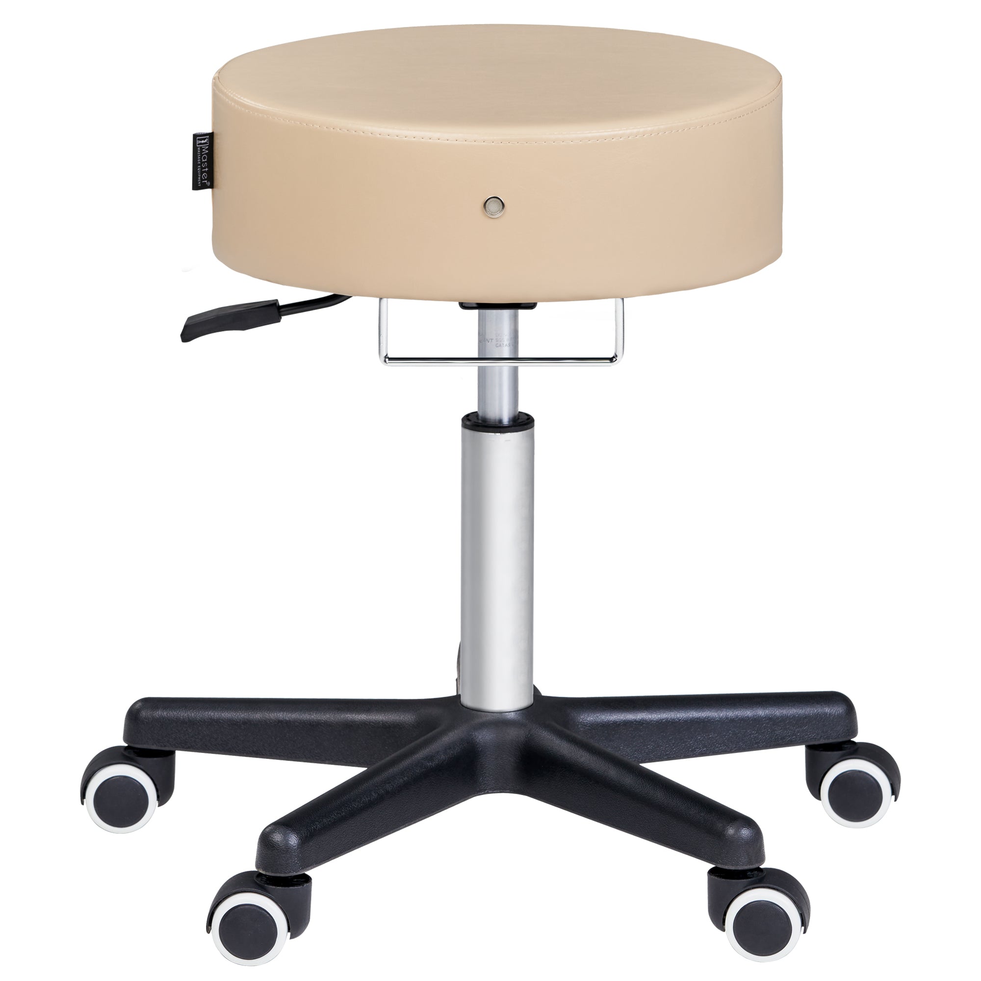 Ergonomic Hydraulic Rolling Stool - Adjustable Swivel Massage Therapist Chair for Barber, Dental, Tattoo, Spa, Beauty & Lash Salon | Black | Perfect for Clinics, Home Use, Studios & Office Workspaces