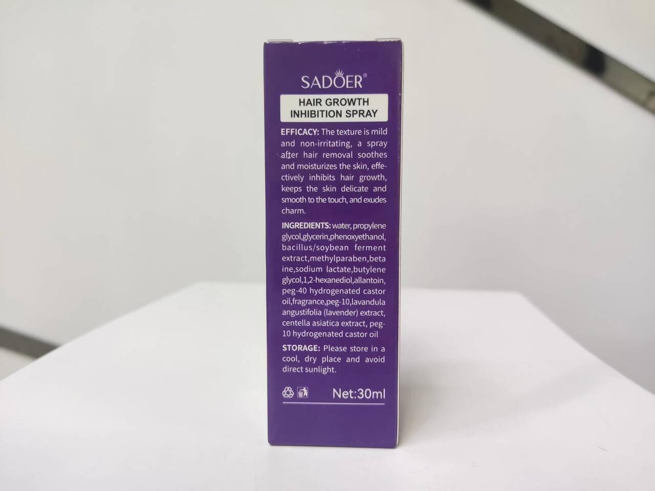 Hair Inhibitor Spray for Face, Underarms & Legs - Soothing Hair Growth Inhibitor for Women & Men - Post Wax Care Solution | Reduce Unwanted Hair Growth for Smooth Skin at Home & Salon