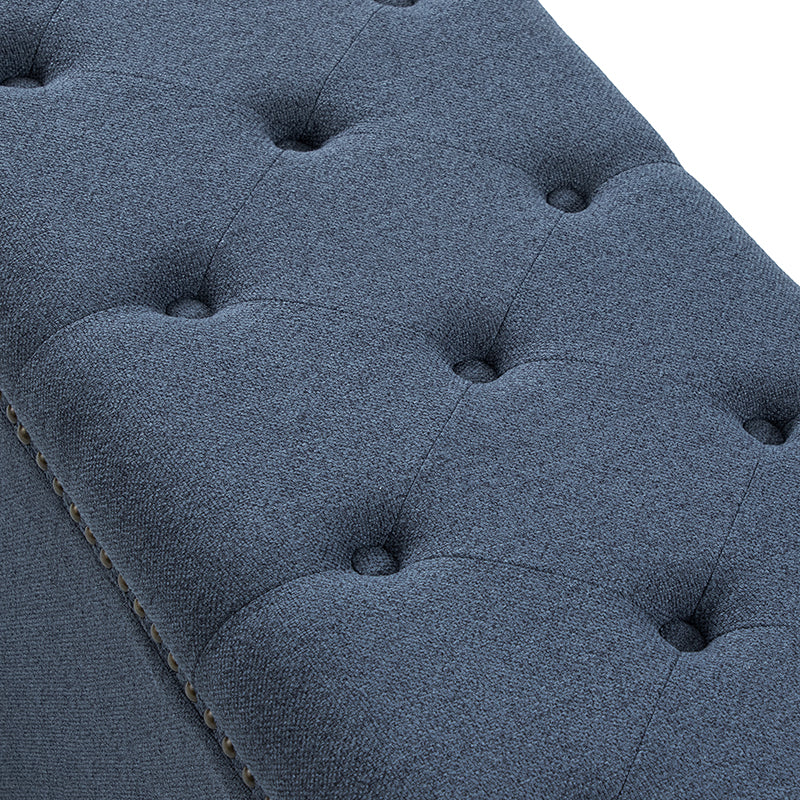 Versatile Minimalist Storage Bench with Removable Fabric Cover - Modern Entryway, Bedroom & Living Room Organizer - Perfect for Shoes, Blankets & Home Decor Storage