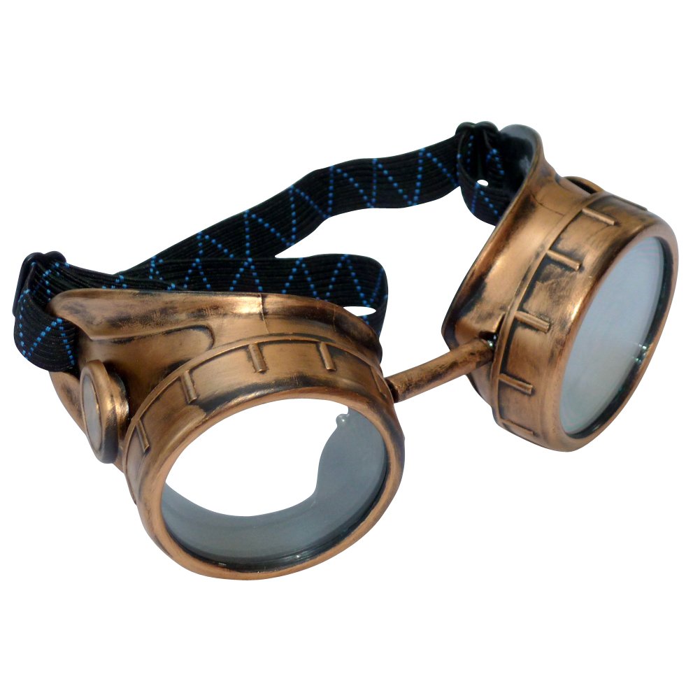 UMBRELLALABORATORY Steampunk Victorian Welding Goggles for Men - Diesel Punk Style Safety Glasses for Cosplay, Welding & Outdoor Activities
