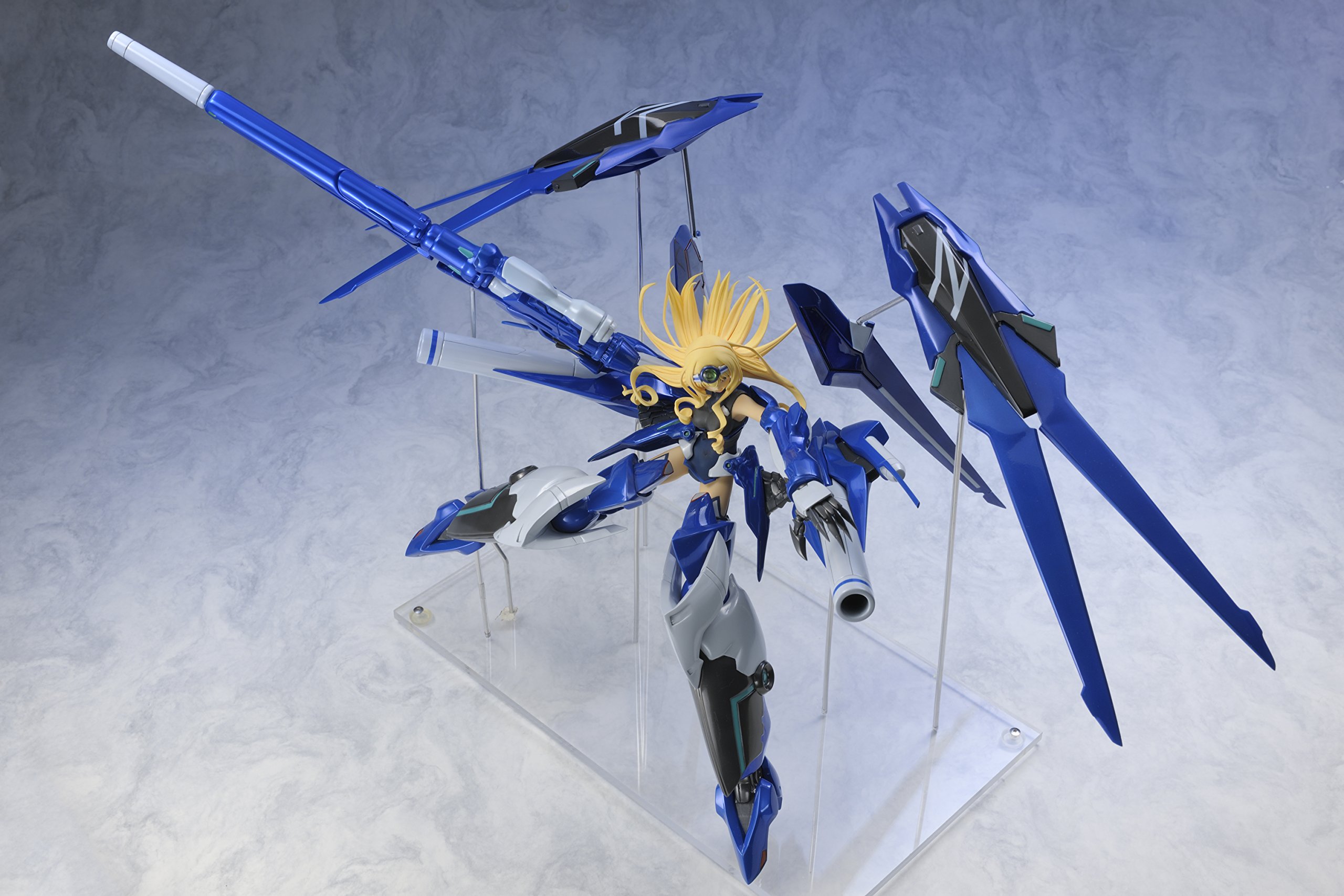 Amiami Infinite Stratos: Blue Tears Cecilia Alcott 1:8 Scale PVC Anime Figure - Perfect for Anime Collectors, Display & Gift Giving