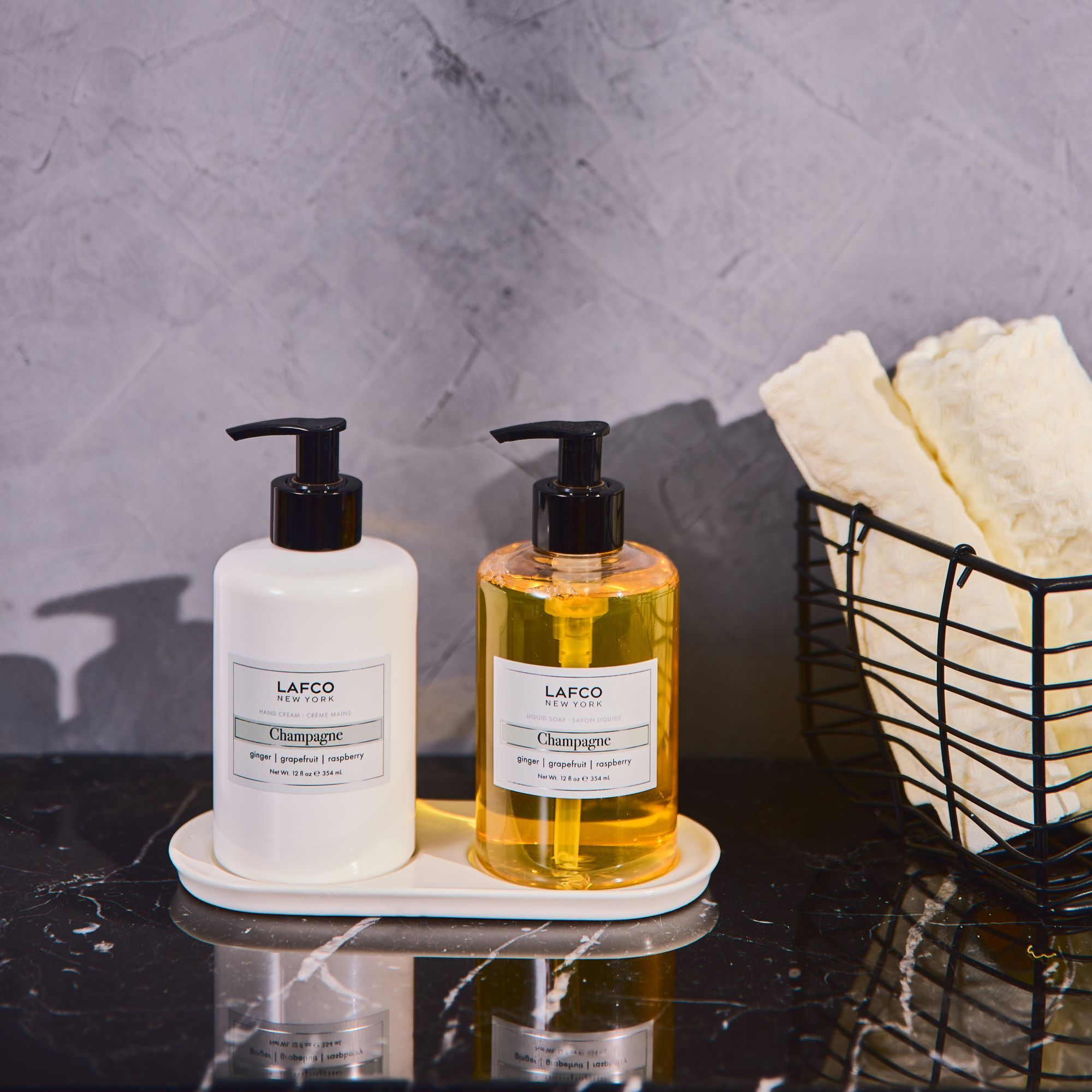 Luxury Champagne Hand Care Gift Set - Limited Edition for Spa, Home & Gifting | Moisturizing Hand Cream & Nail Care Kit