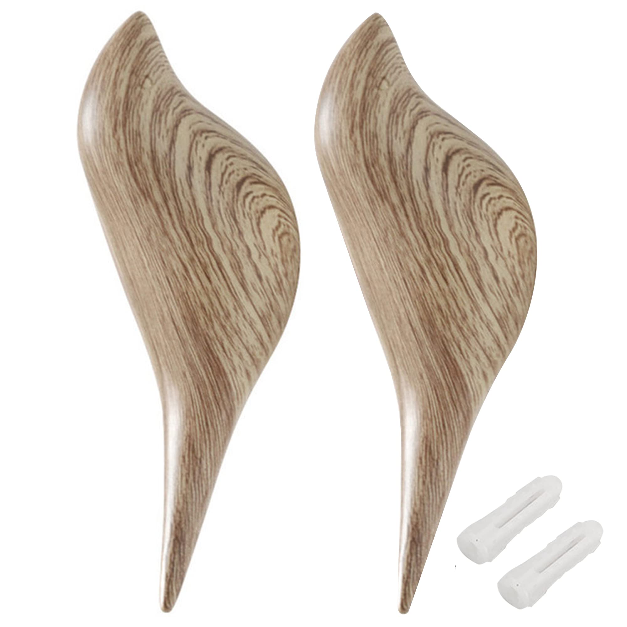 Decorative Bird Wall Hooks - 2 Pack Wooden Coat Hooks for Hanging Coats, Hats, Bags & Towels - Perfect for Entryway, Bathroom & Bedroom Organization