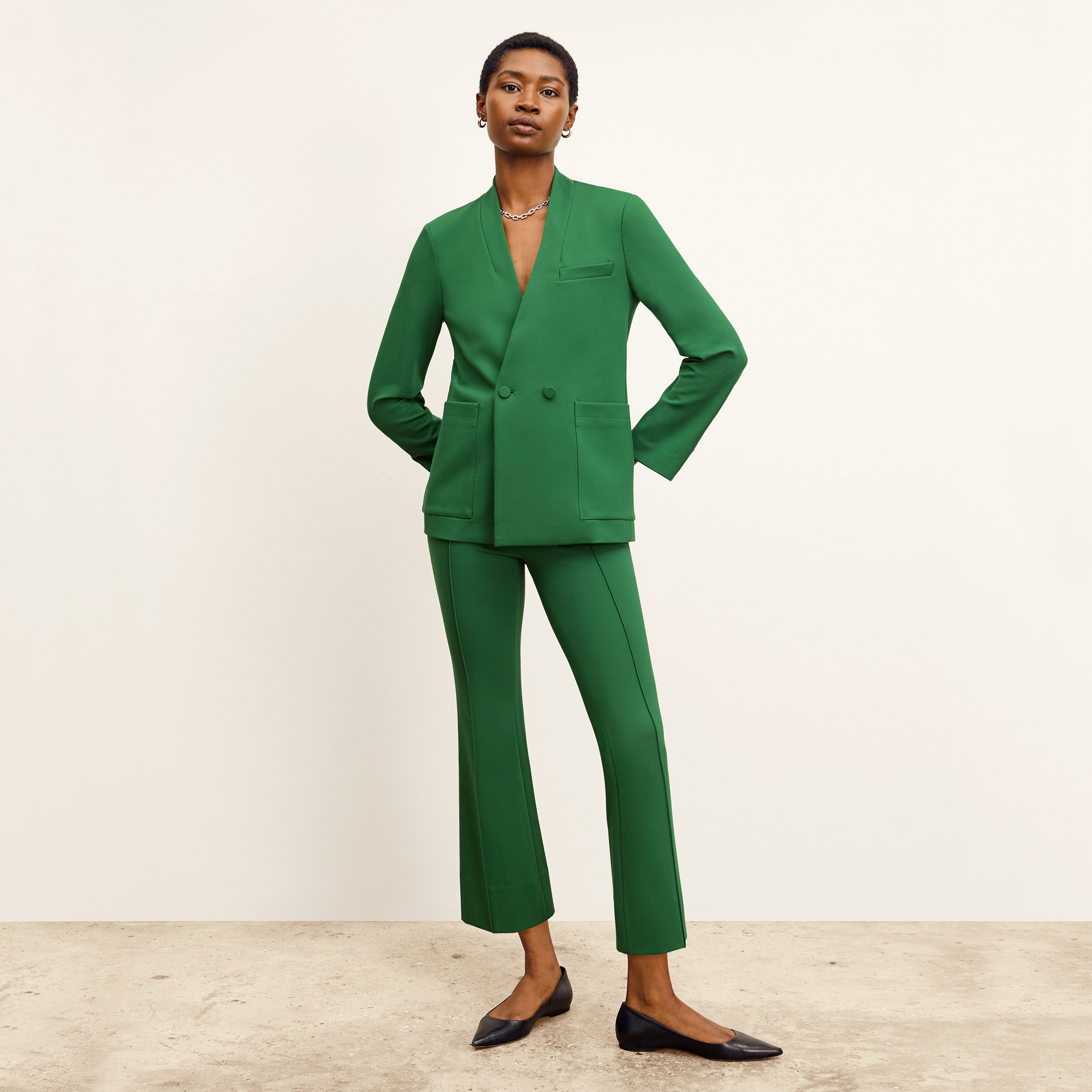 Allyn Kick Flare Pant - Butter Ponte Stretch Pants for Women | Comfortable & Stylish Work Pants | Perfect for Office, Business Casual & Everyday Wear
