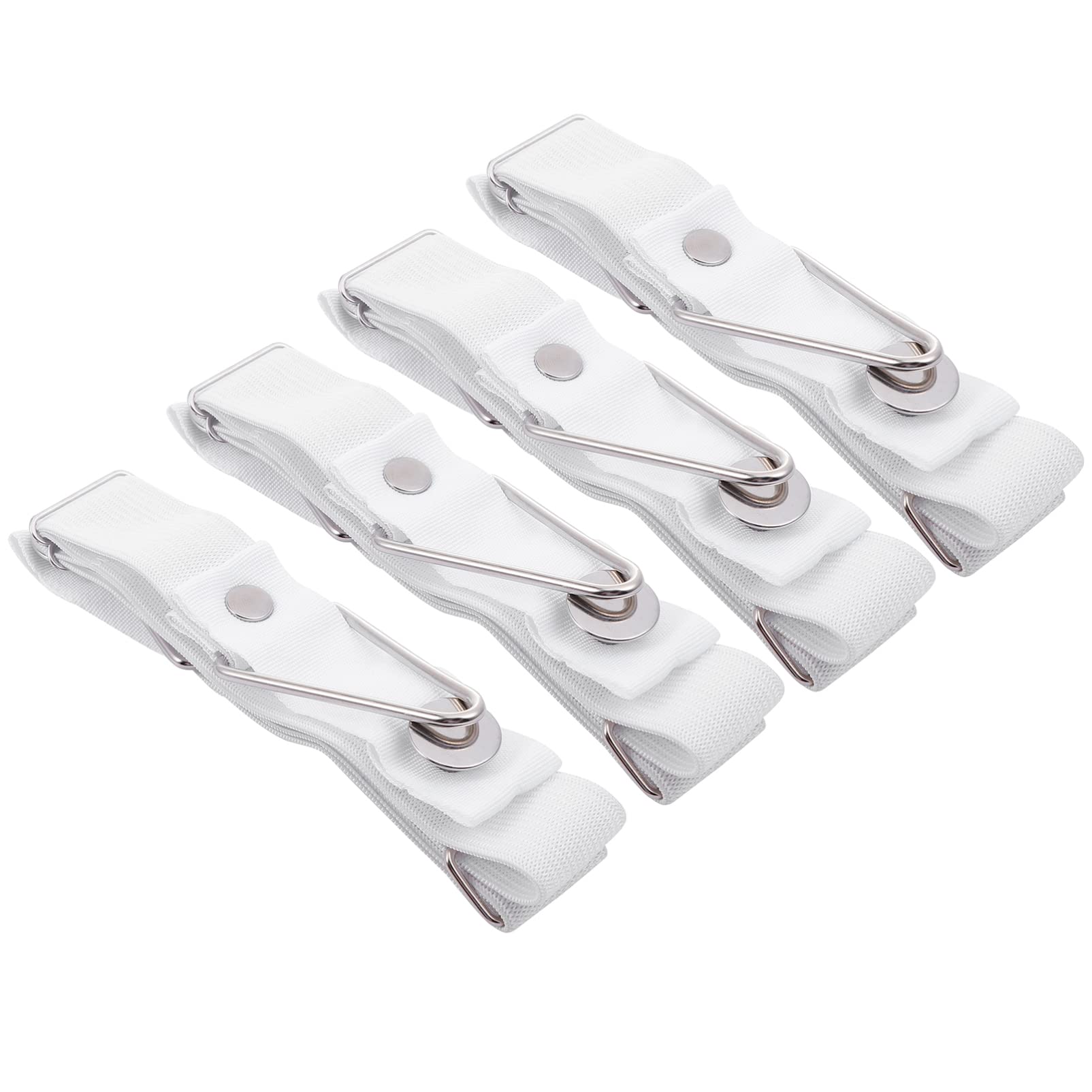 Veemoon 4Pcs Adjustable Quilt Clips - Bed Sheet Fasteners, Quilt Sheet Holders for Secure Fit - Perfect for King, Queen & Twin Size Beds - Keep Bedding Neat All Night (Ideal for Hotels, Dorms & Home Use)